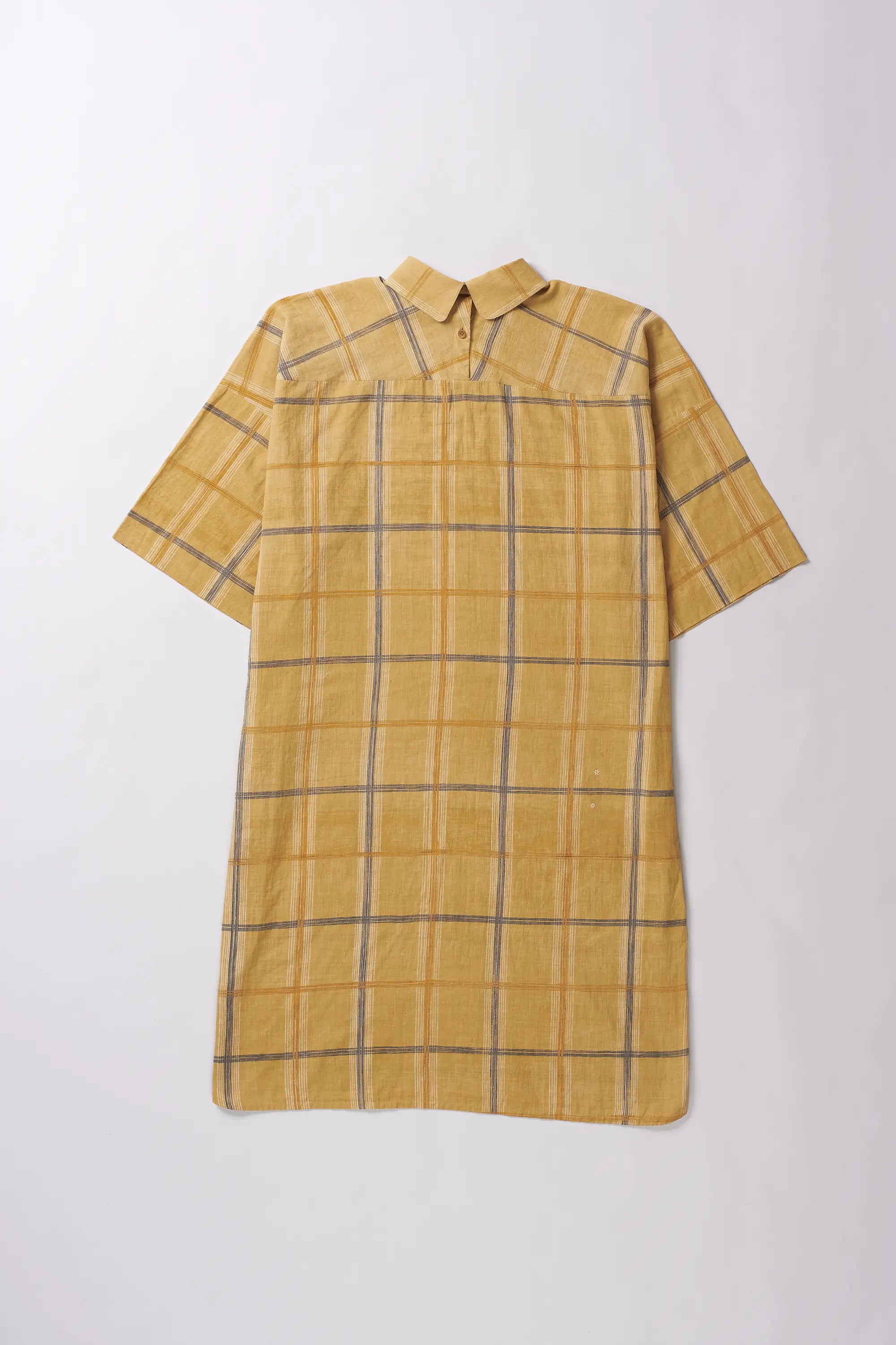 Screen Printed Check Dress