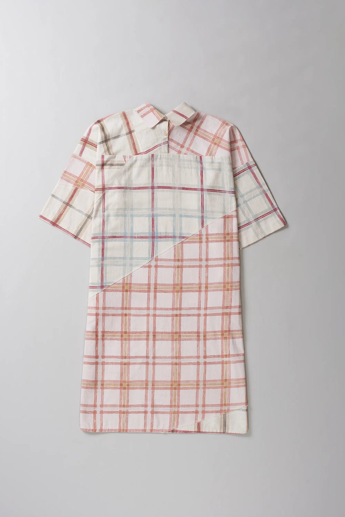 Patchwork Checked Dress