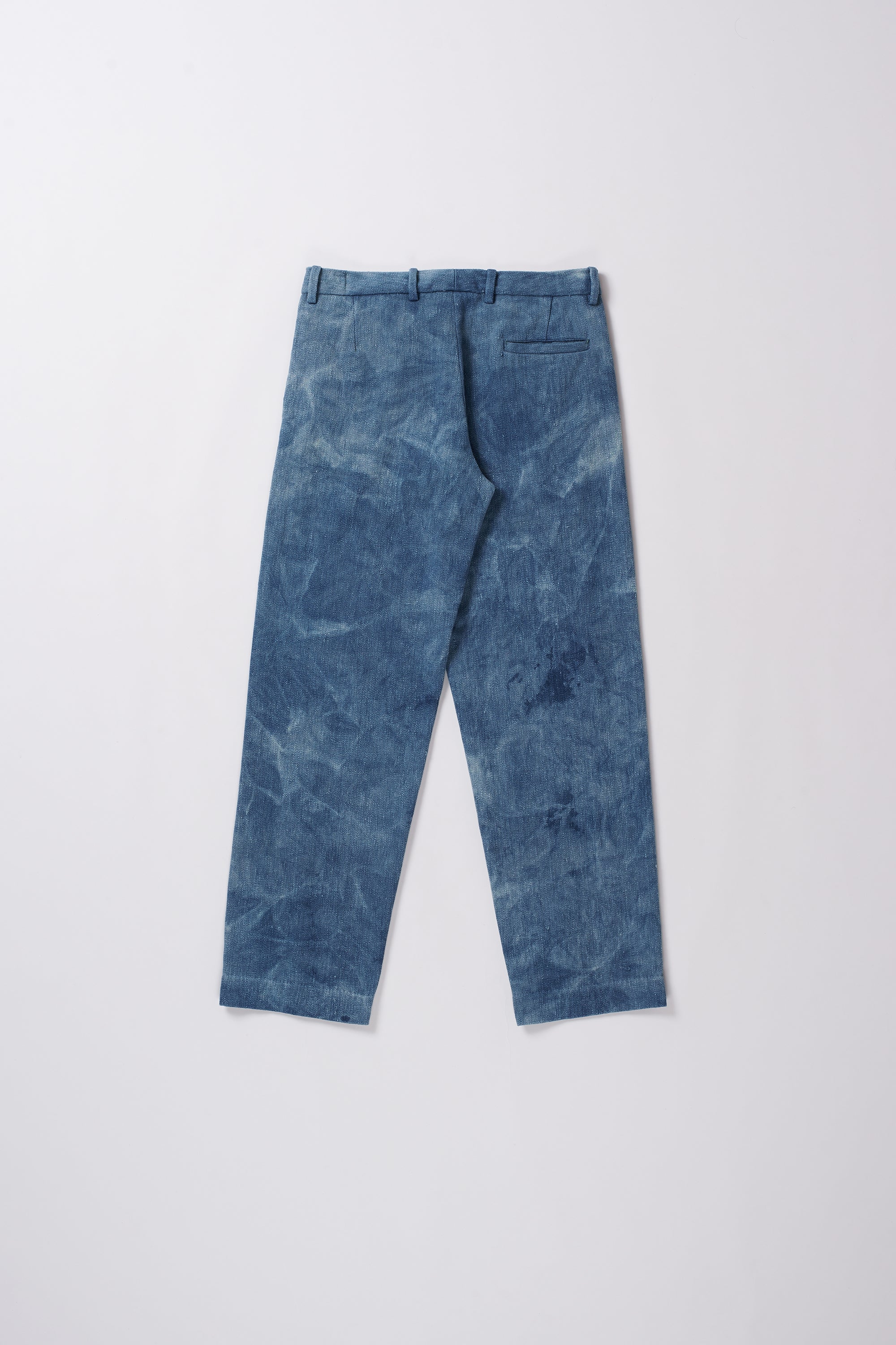 Cotton Pant De-Oxidised Indigo Denim