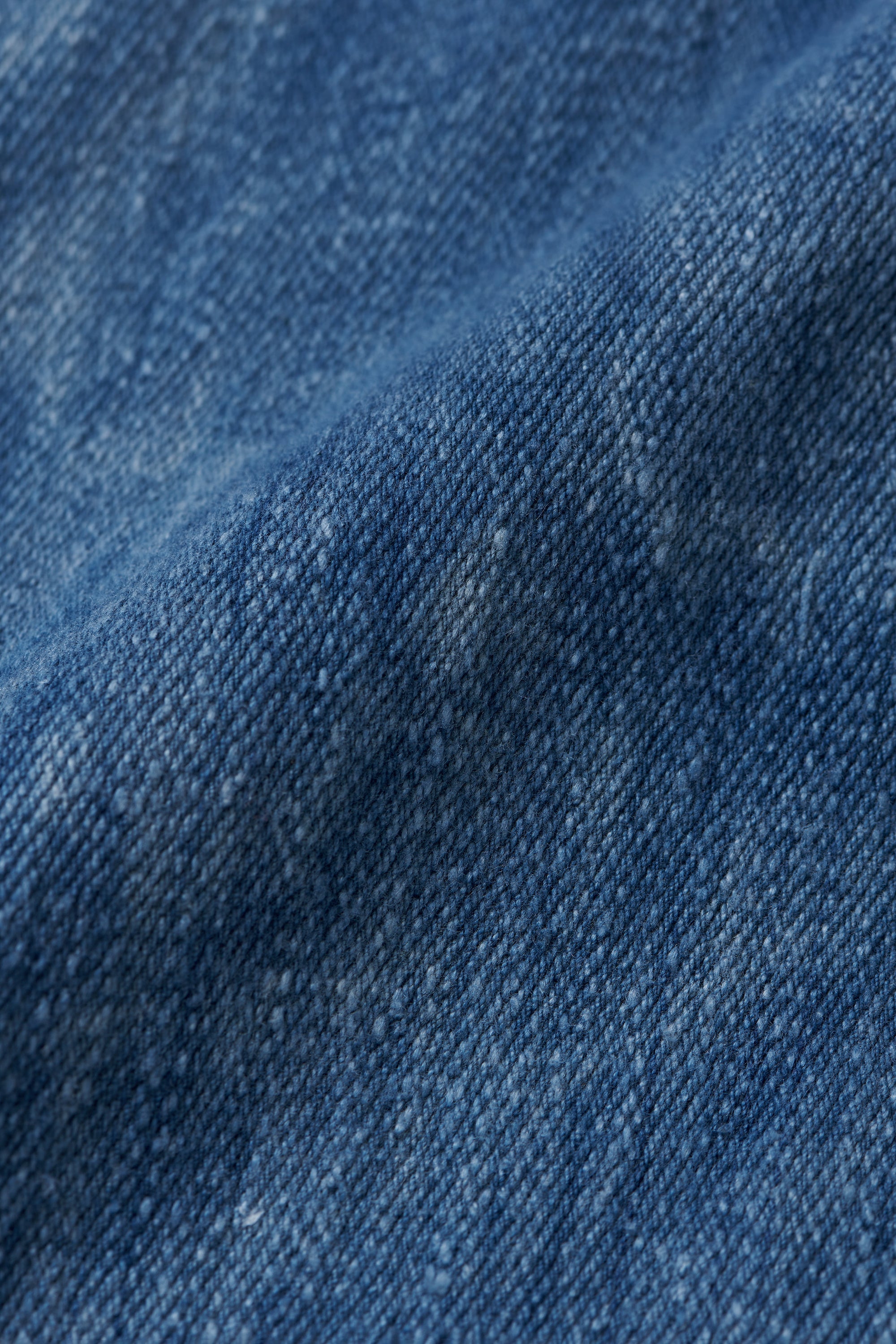 Cotton Denim Pants Indigo Handspun