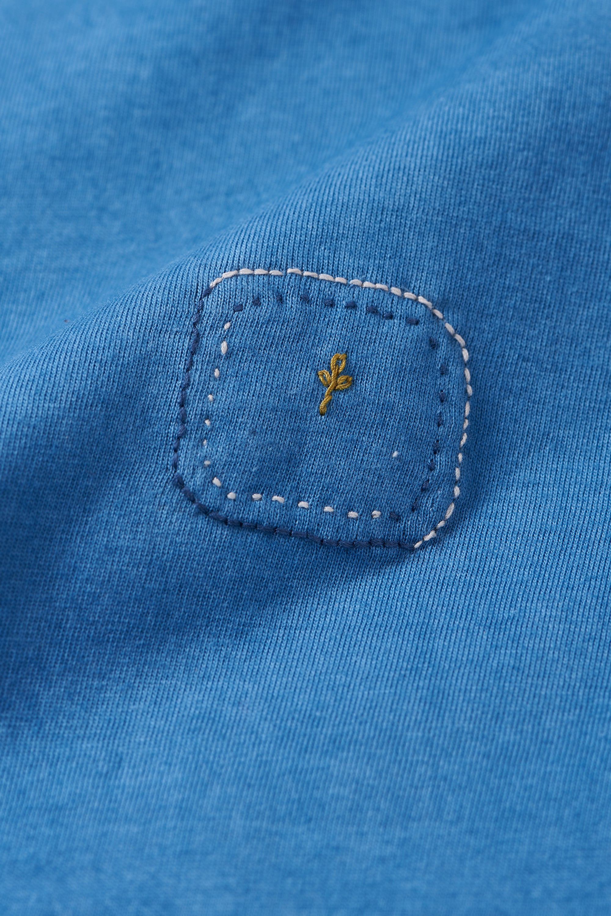 LIGHT INDIGO COTTON T-SHIRT