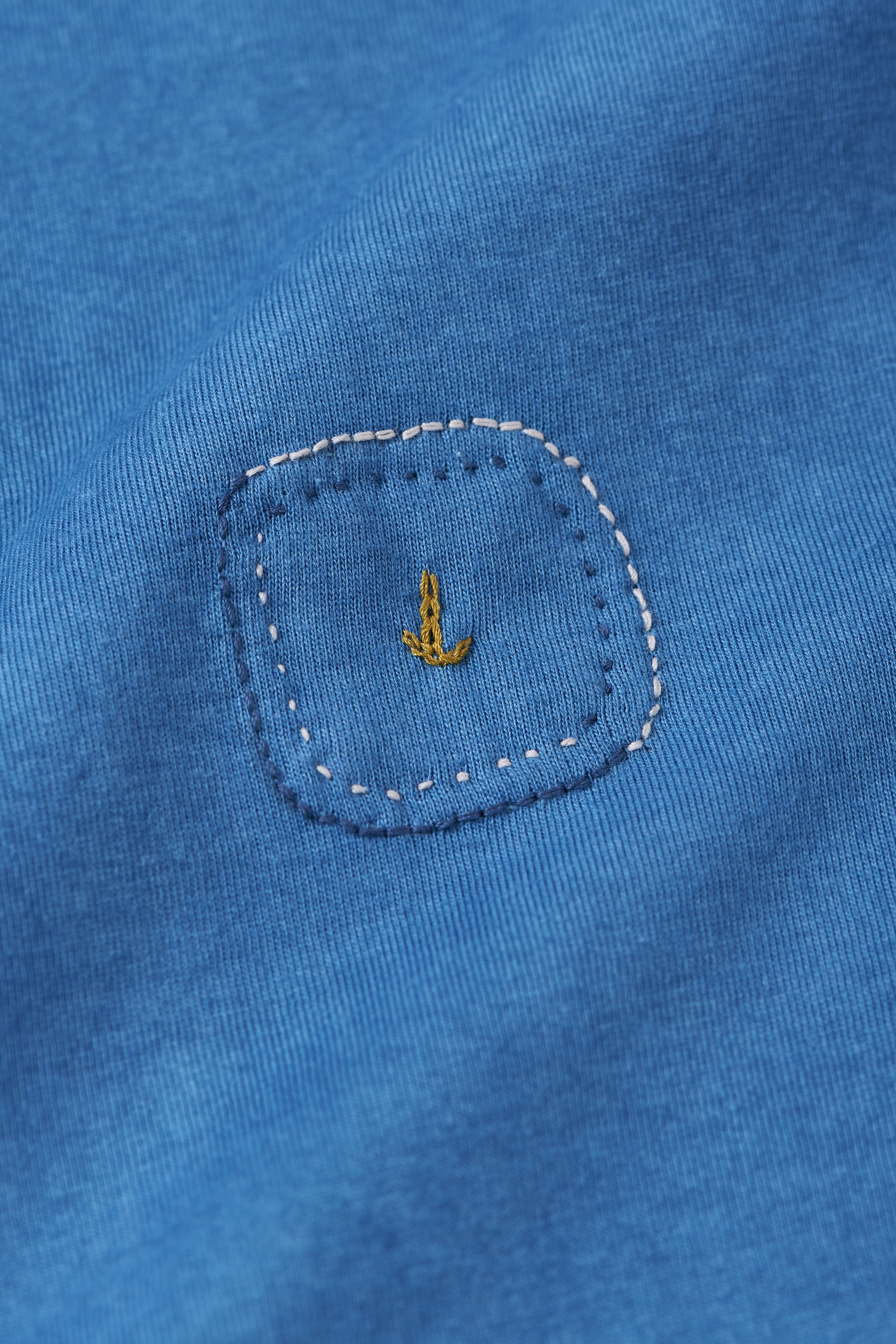 LIGHT INDIGO COTTON T-SHIRT