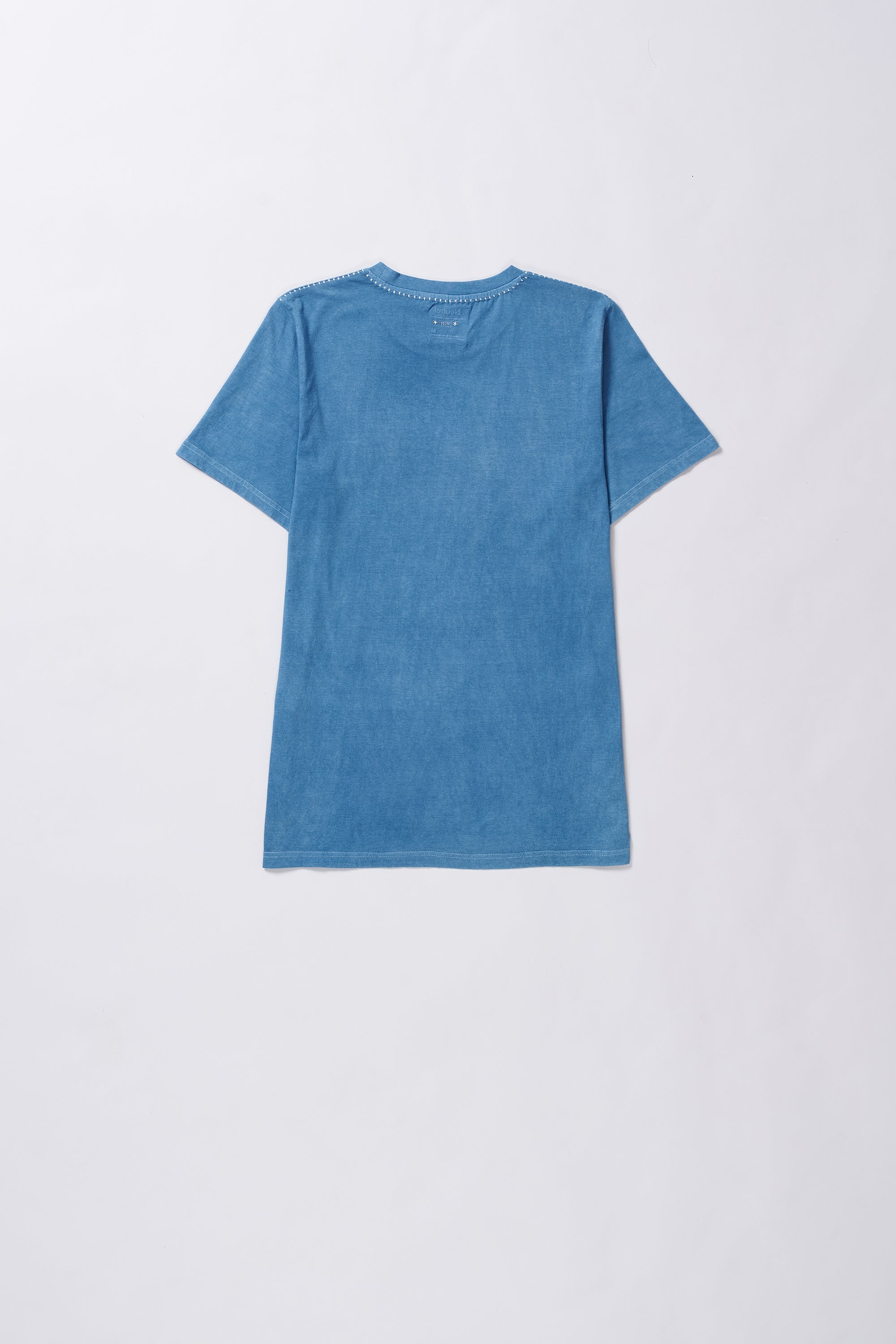 LIGHT INDIGO COTTON T-SHIRT