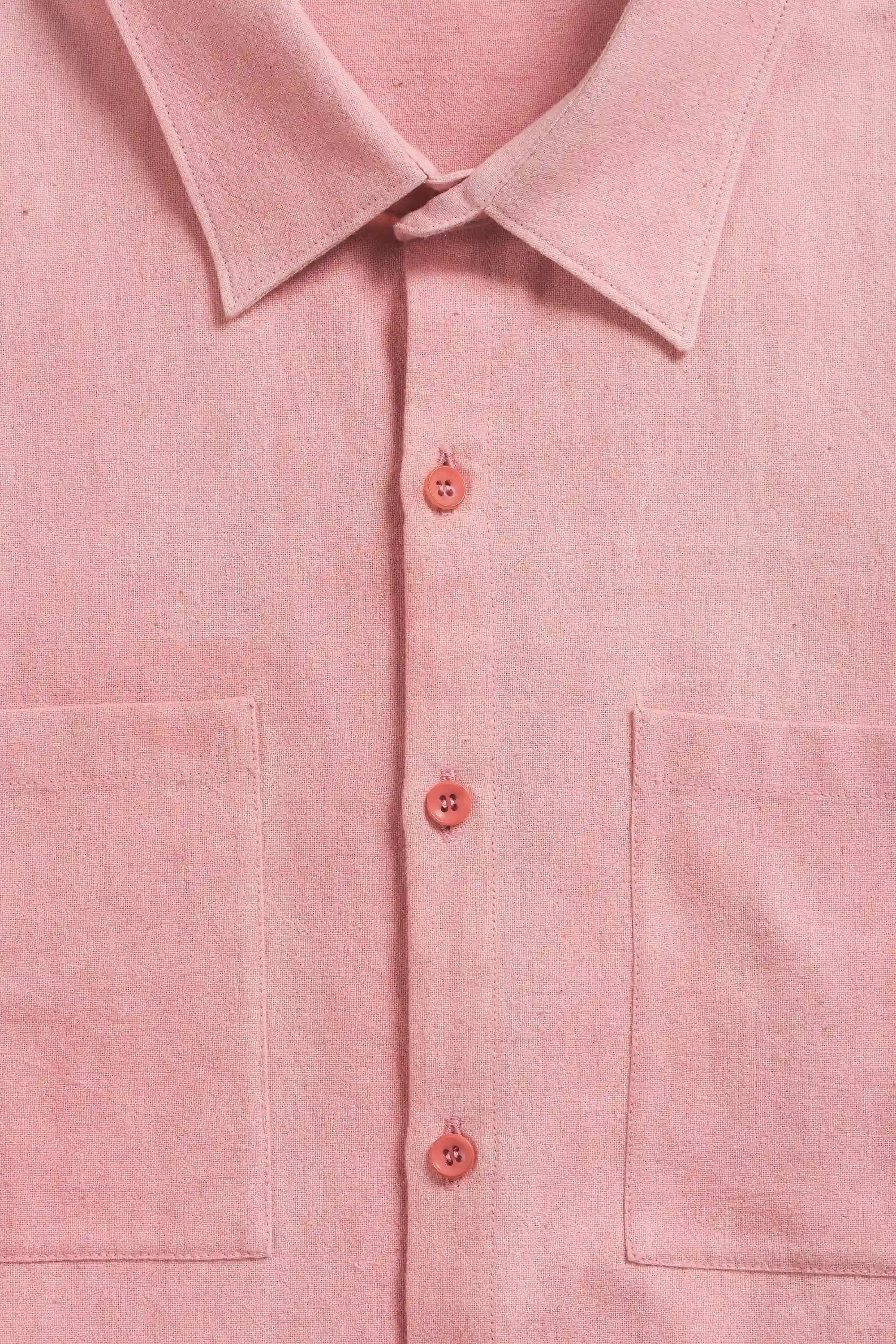 Chalk Pink Cotton Shirt