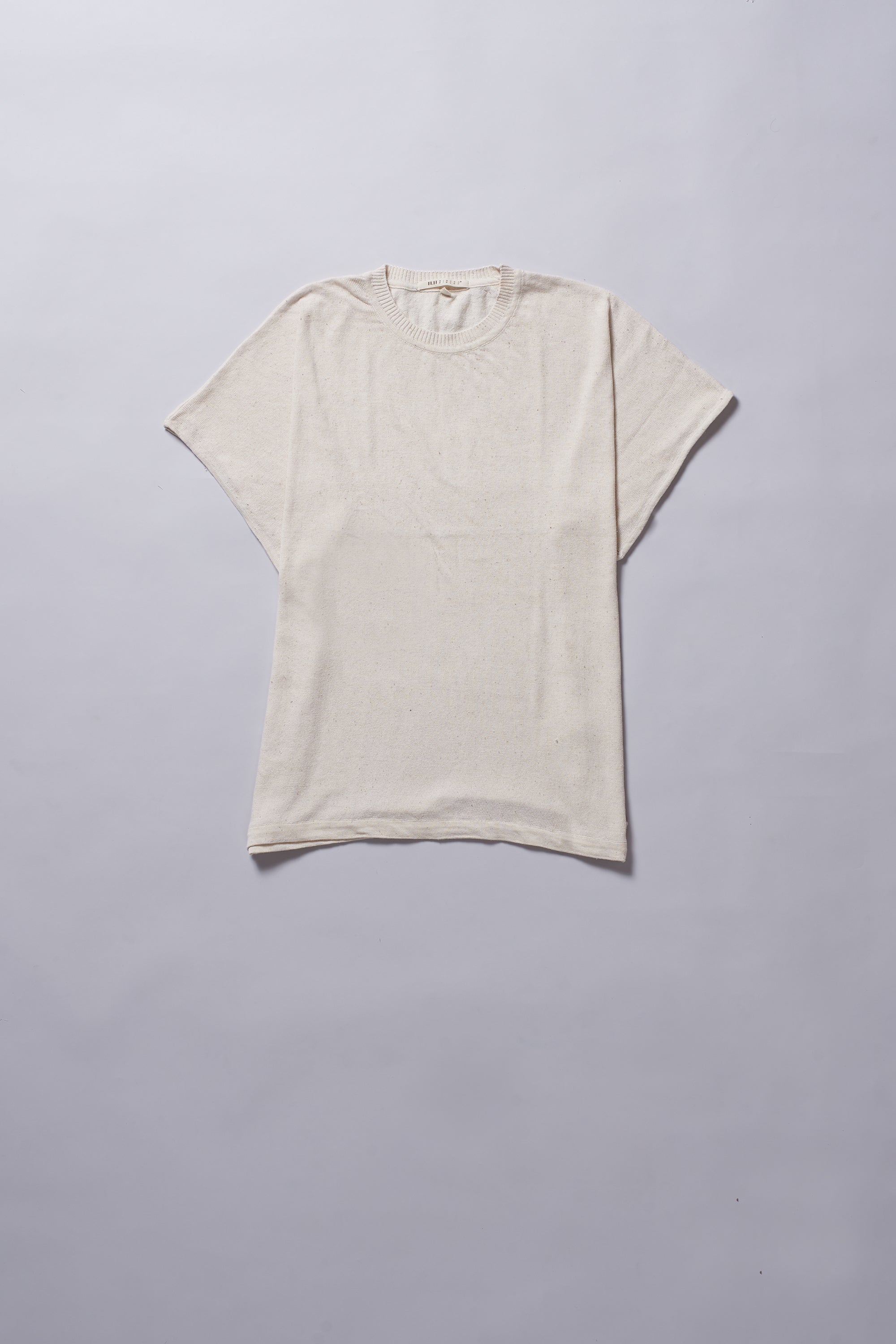 UNDYED COTTON KNITTED T-SHIRT