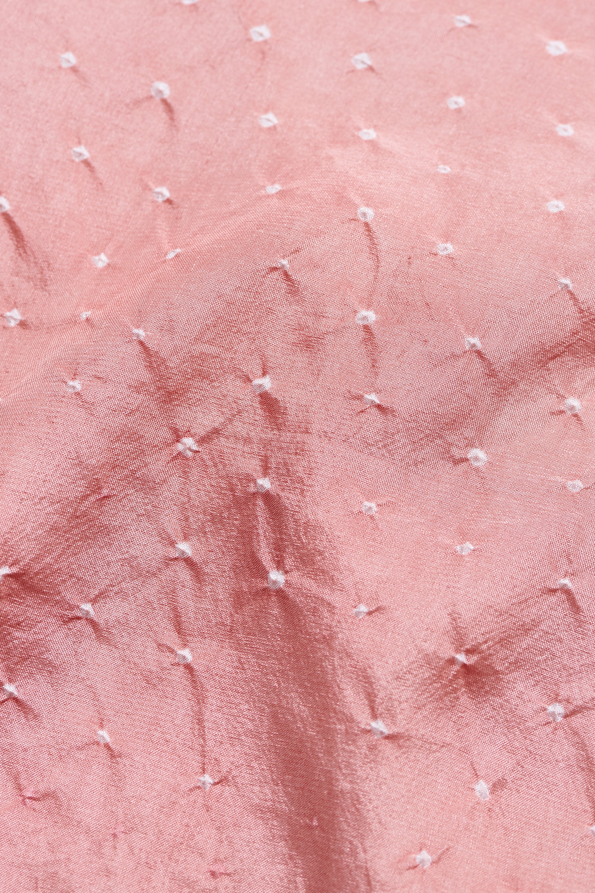 CHALK PINK SILK BANDHANI WOMEN DRESS