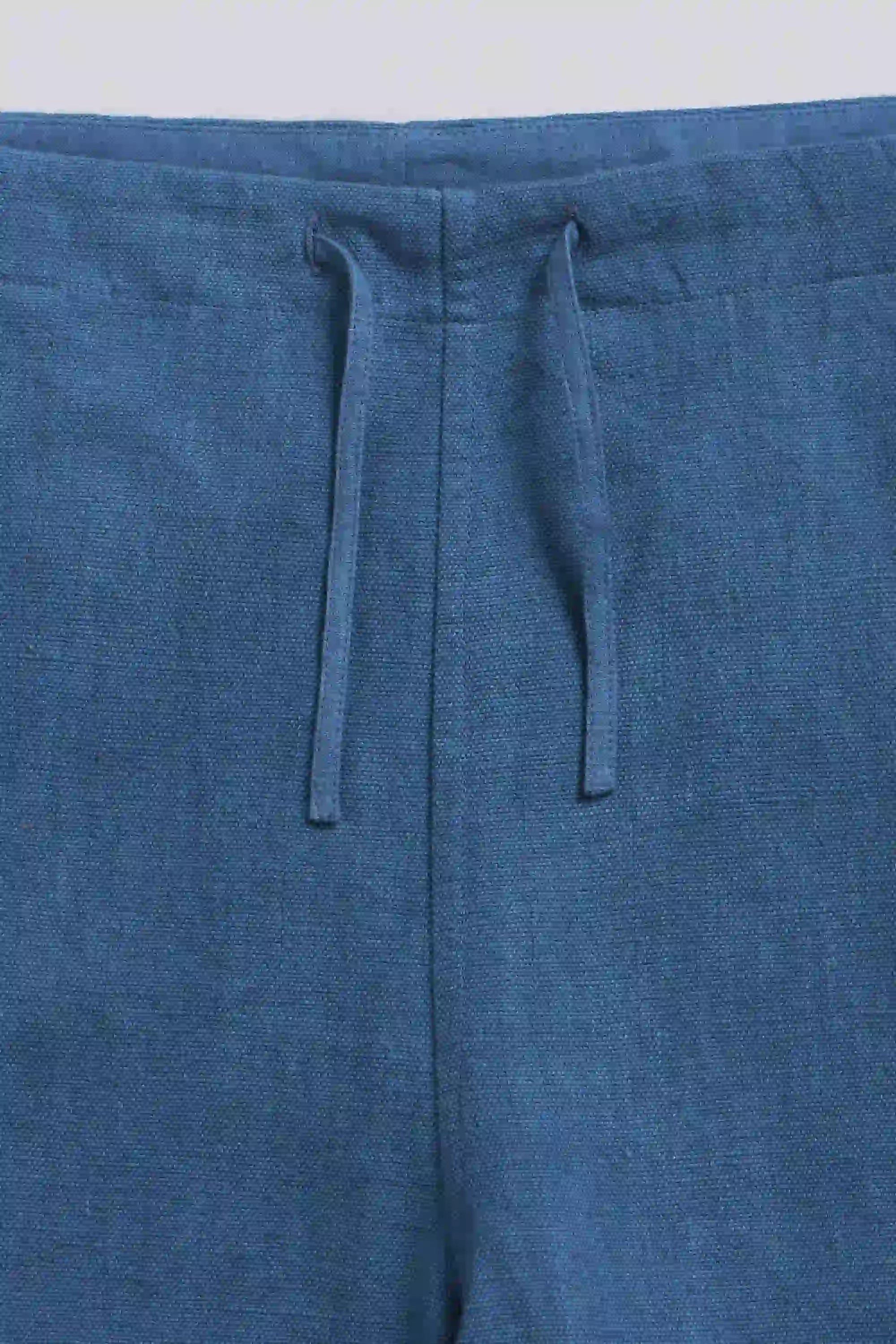 Fabric close-up with drawstring