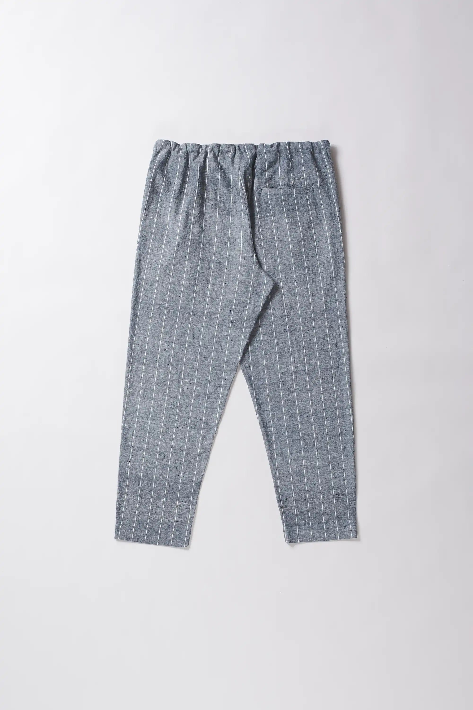 Back image of indigo pant