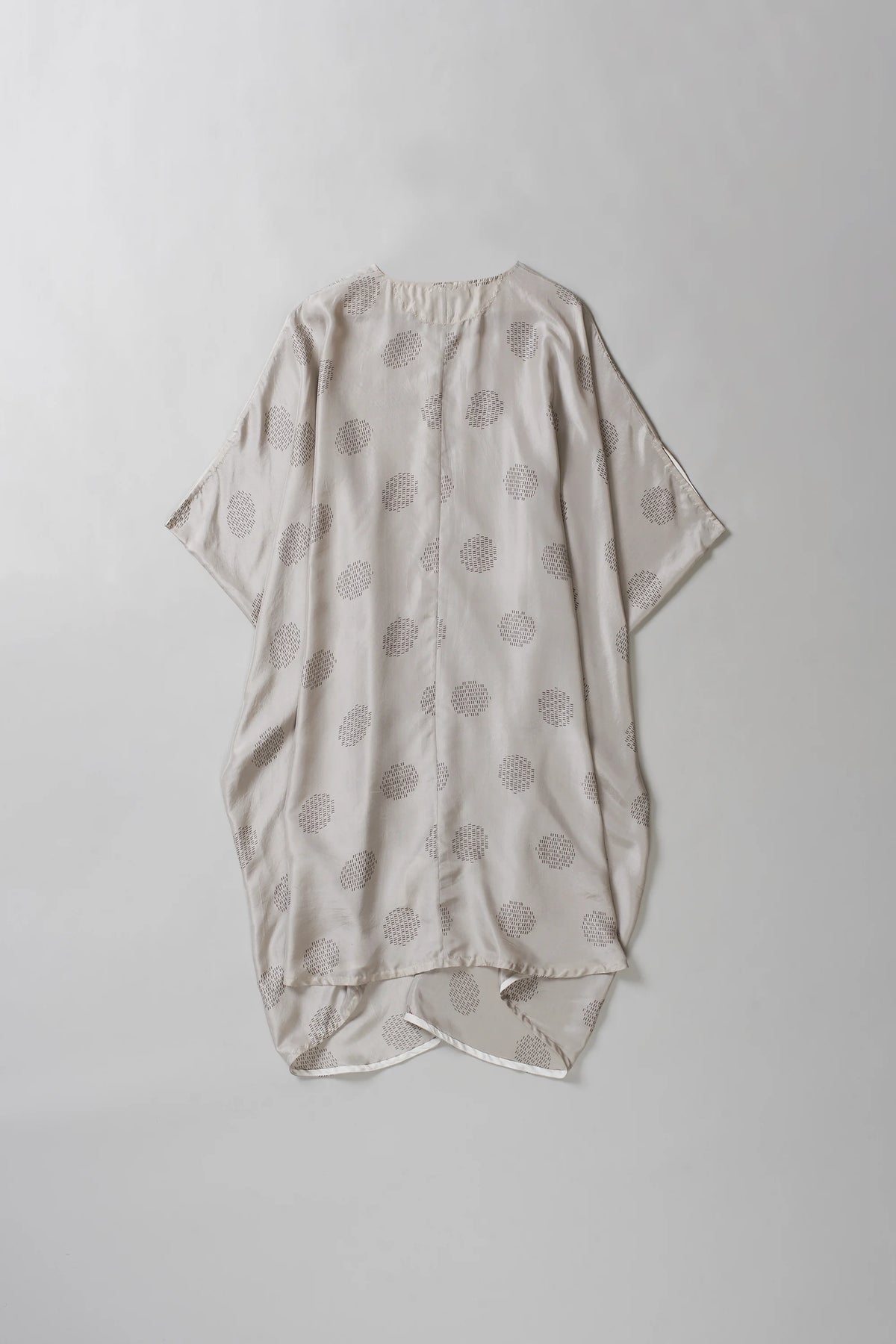 Screen Printed Dress in Smoke