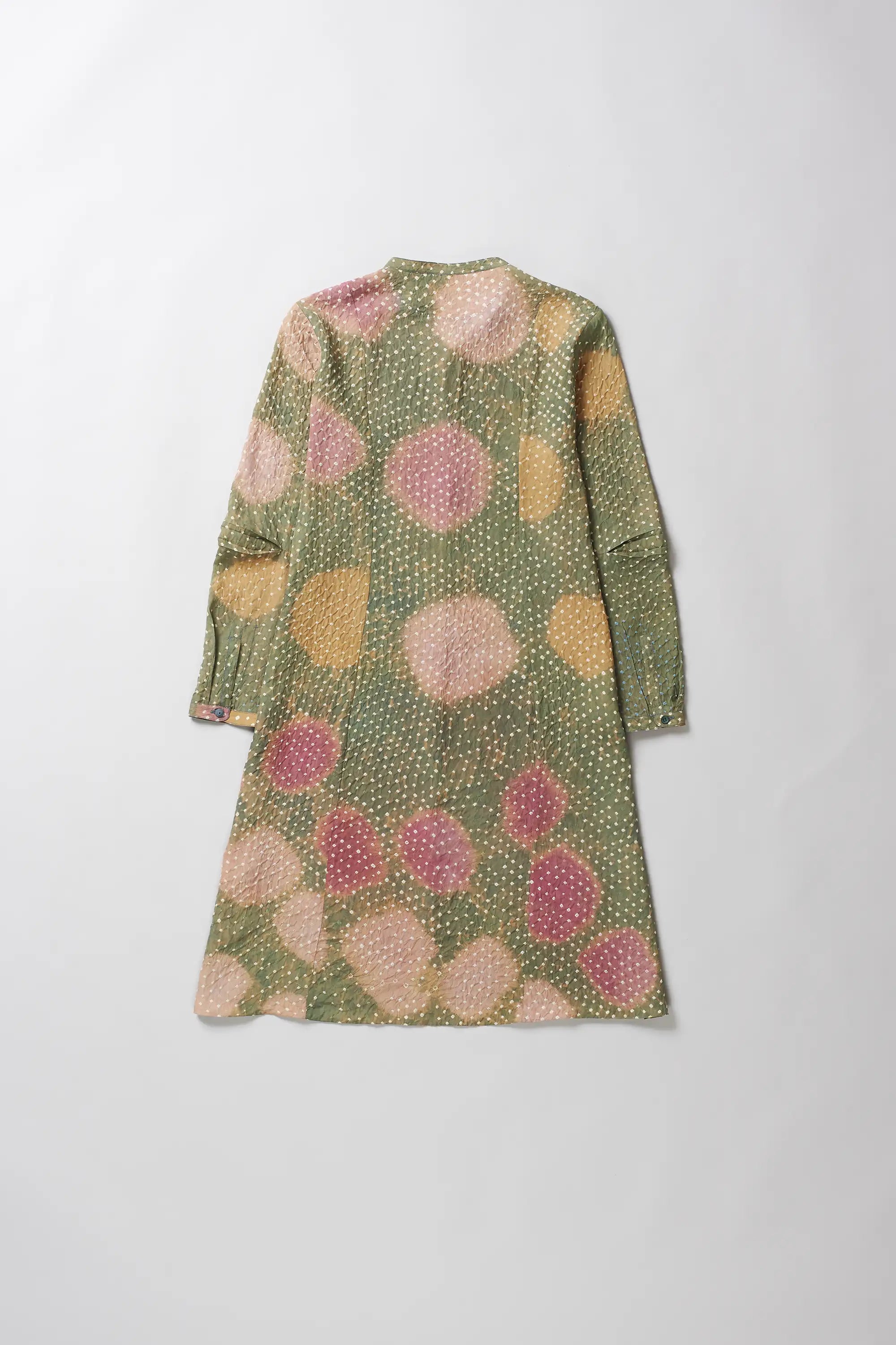 Olive Green Multicolour Dress