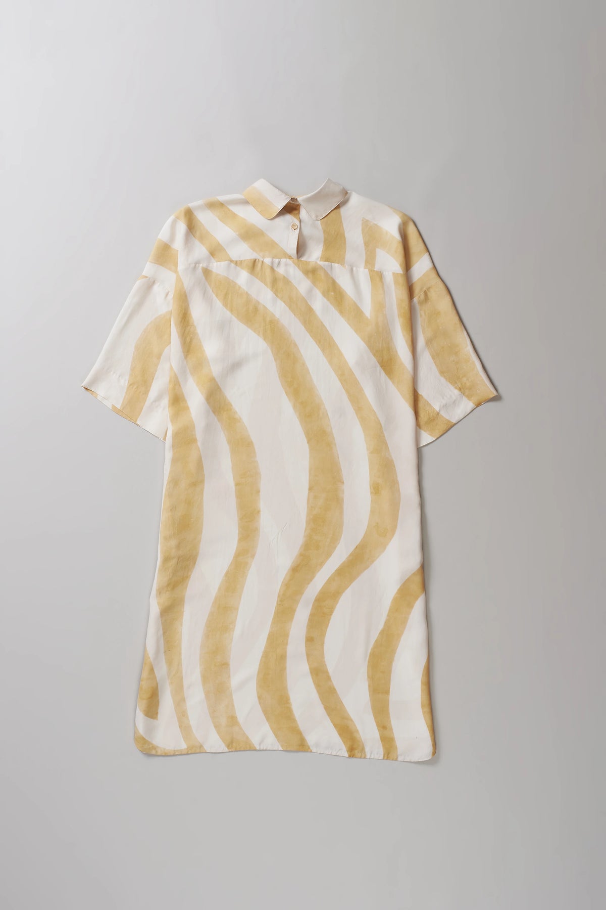 Screen Print Silk Dress
