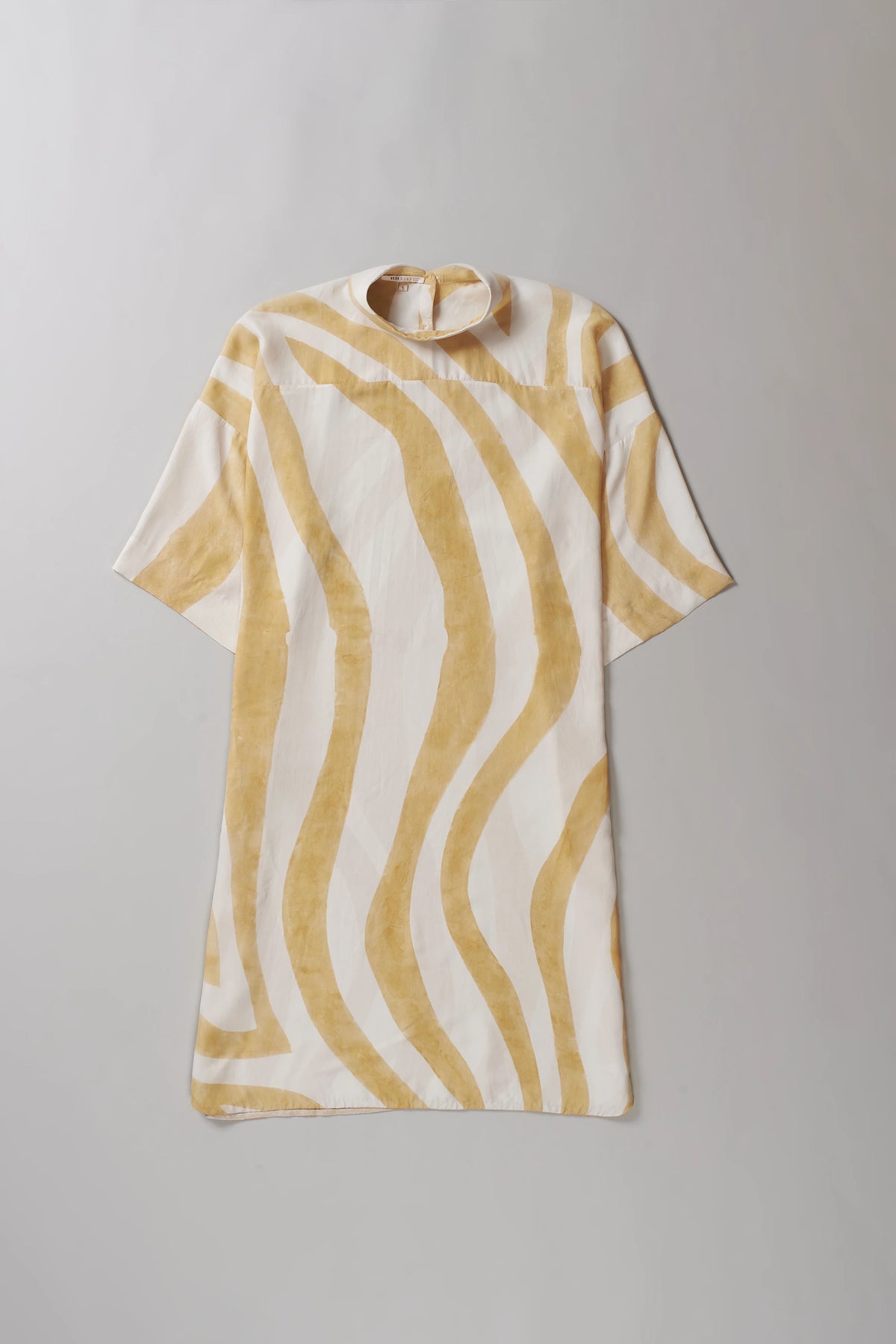 Screen Print Silk Dress