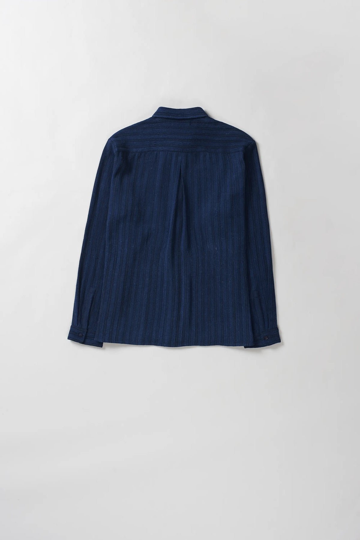 Yarn Dyed Cotton Shirt Medium Indigo
