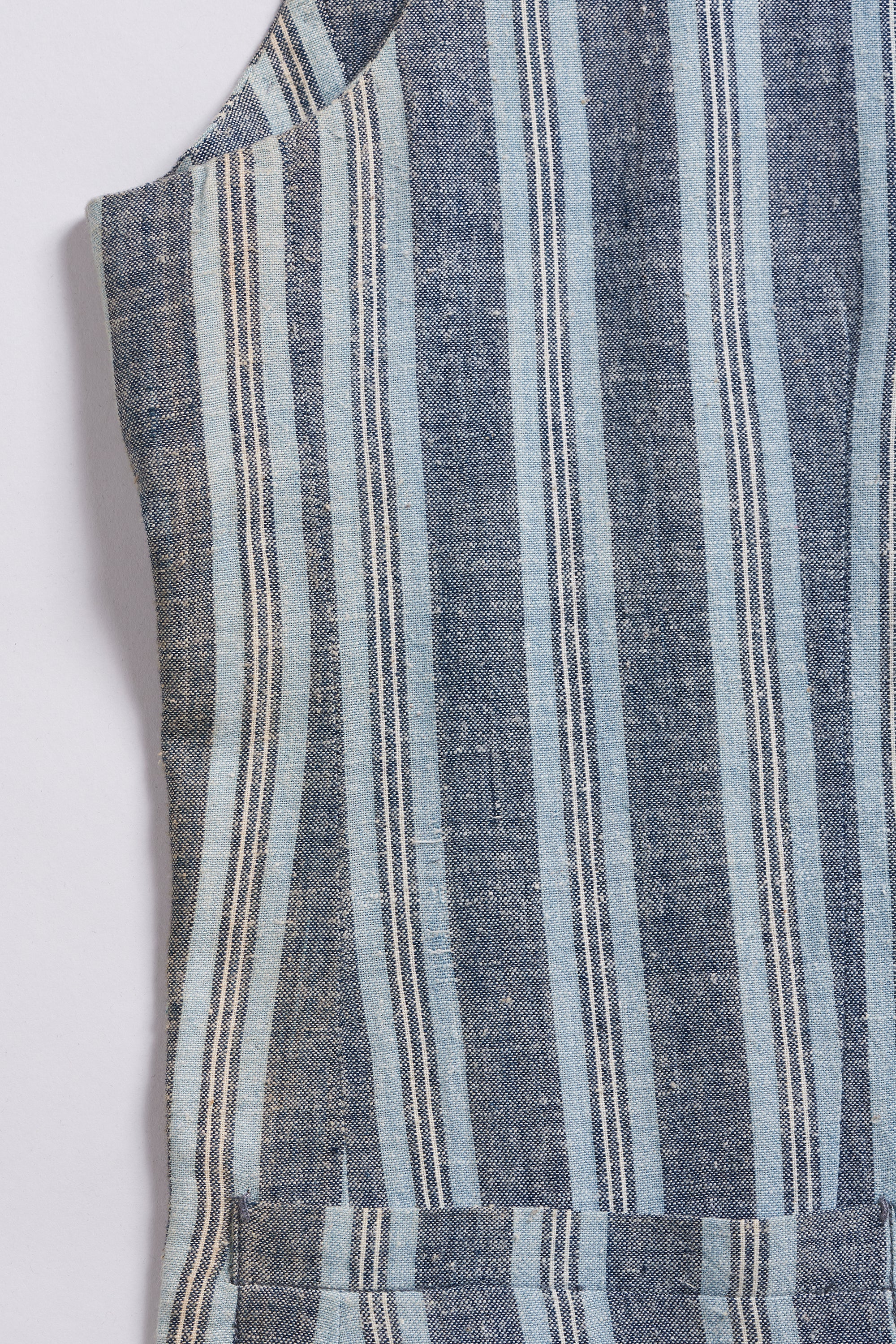 GILET COAT IN MEDIUM INDIGO