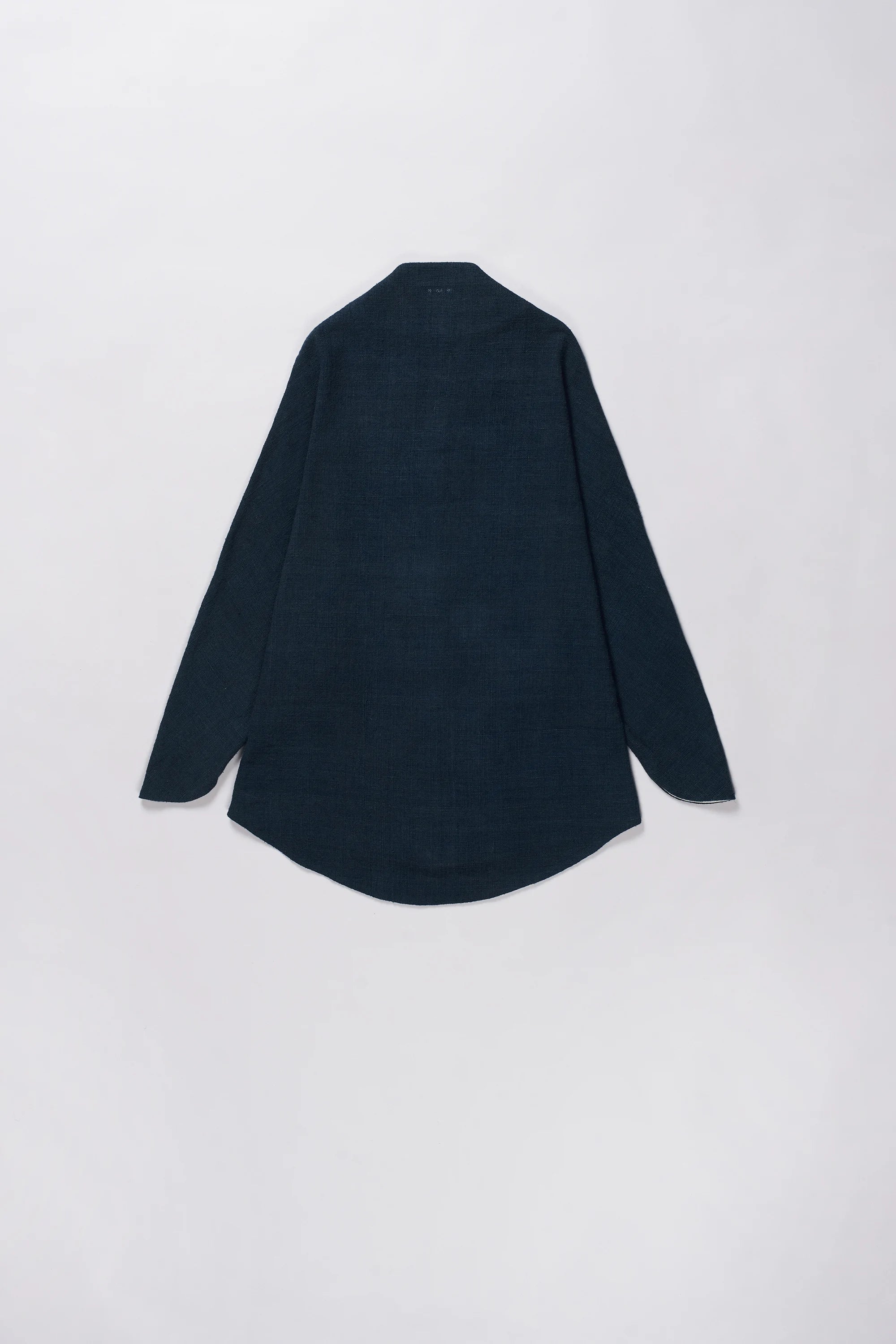 Handspun Textured Shrug in Estate Blue