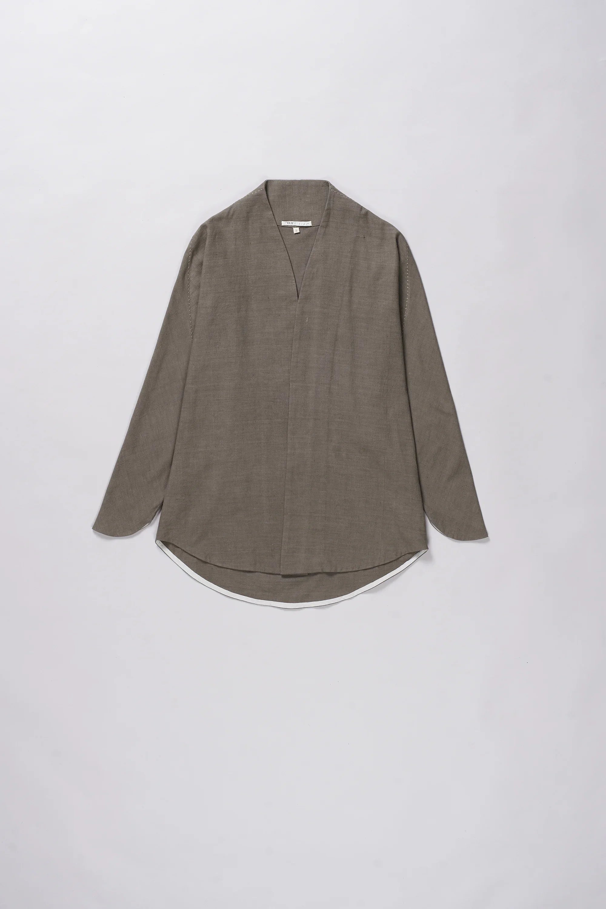 Ash Grey Handspun Textured Shrug