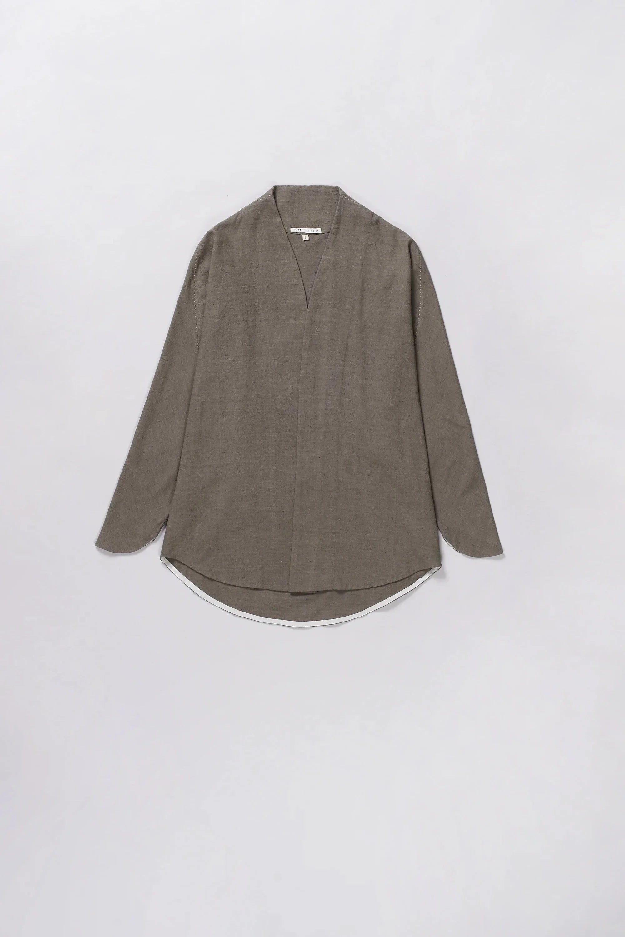 Ash Grey Handspun Textured Shrug