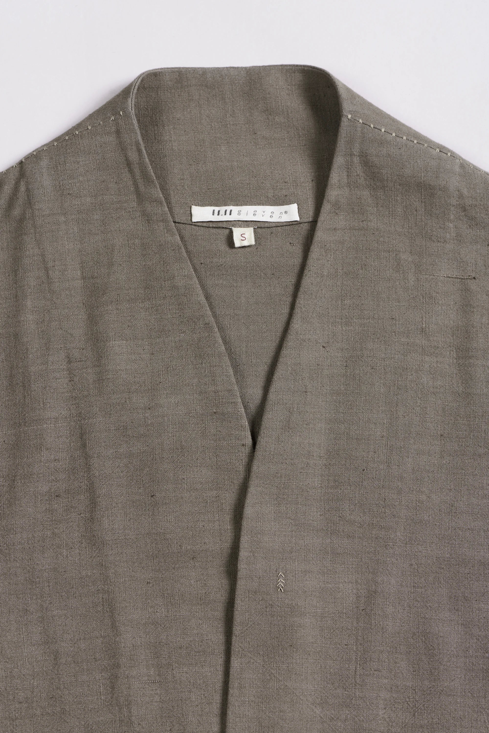 Ash Grey Handspun Textured Shrug