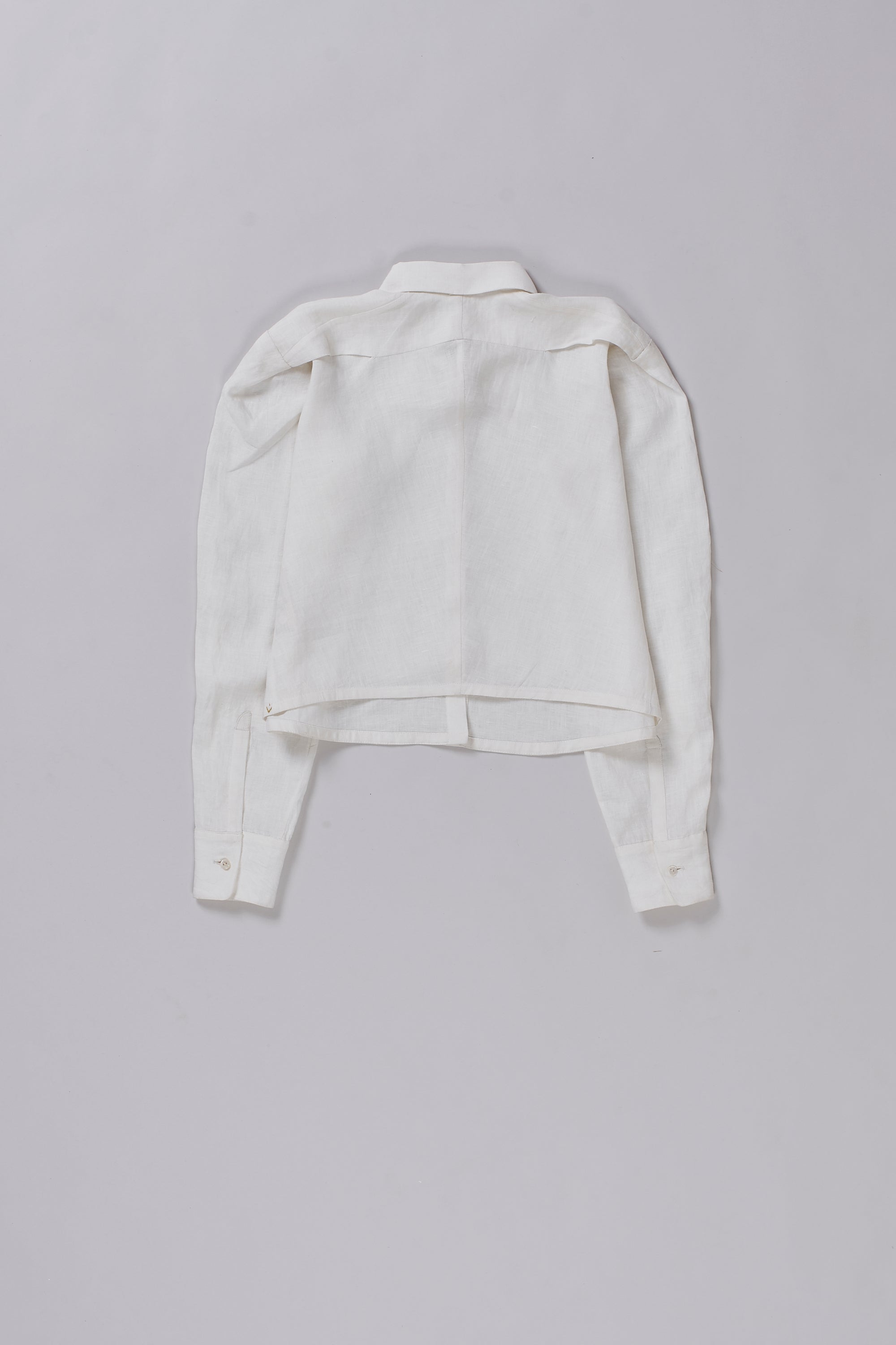 BOXY CROPPED SHIRT