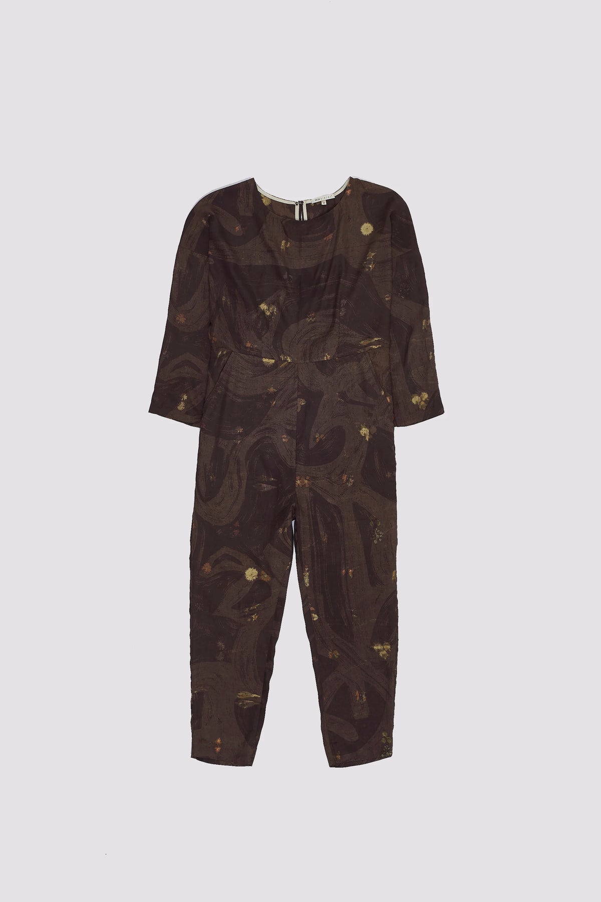 Black Silk Women Jumpsuit