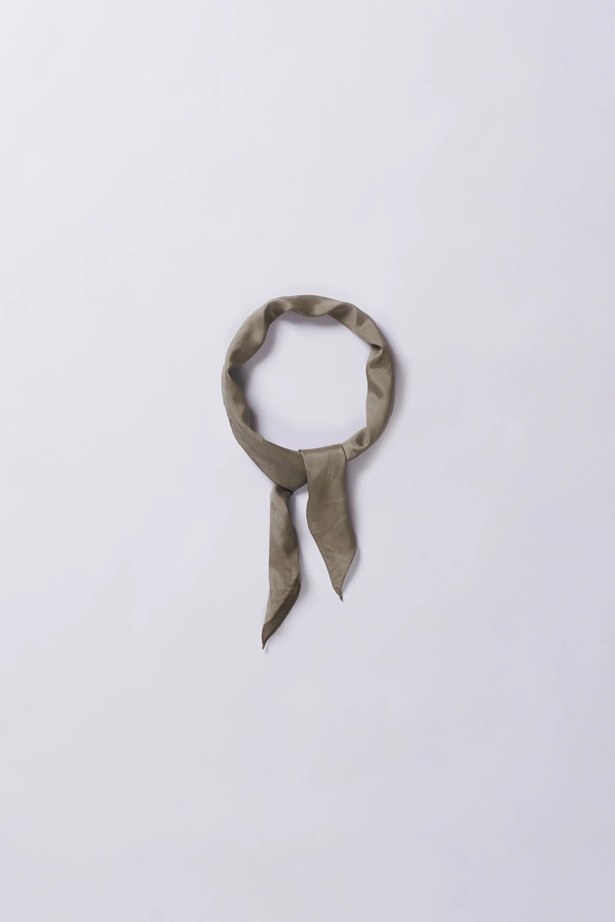 Silk Bandana in Smoke