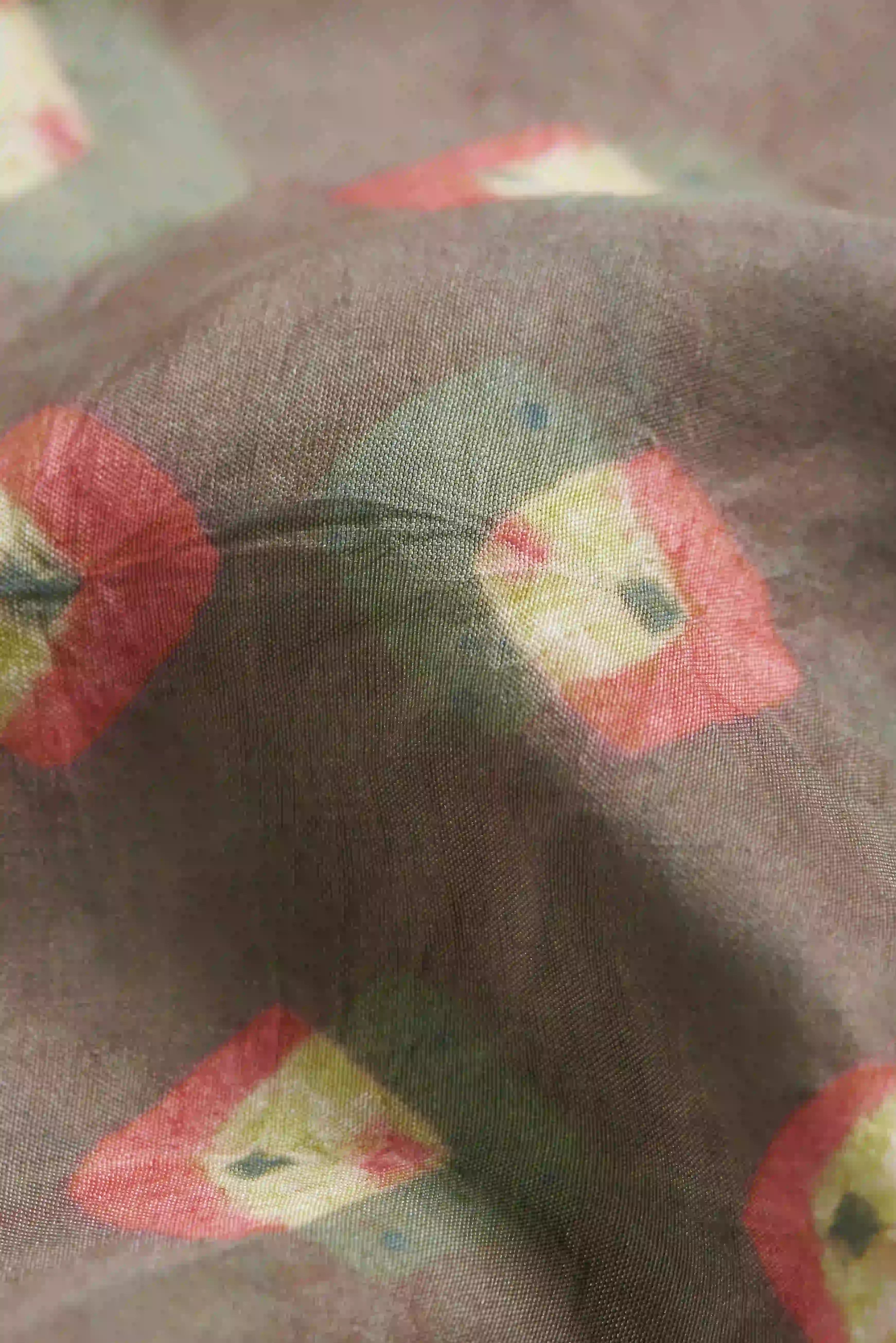 Vibrant Silk Bandhani Bandana