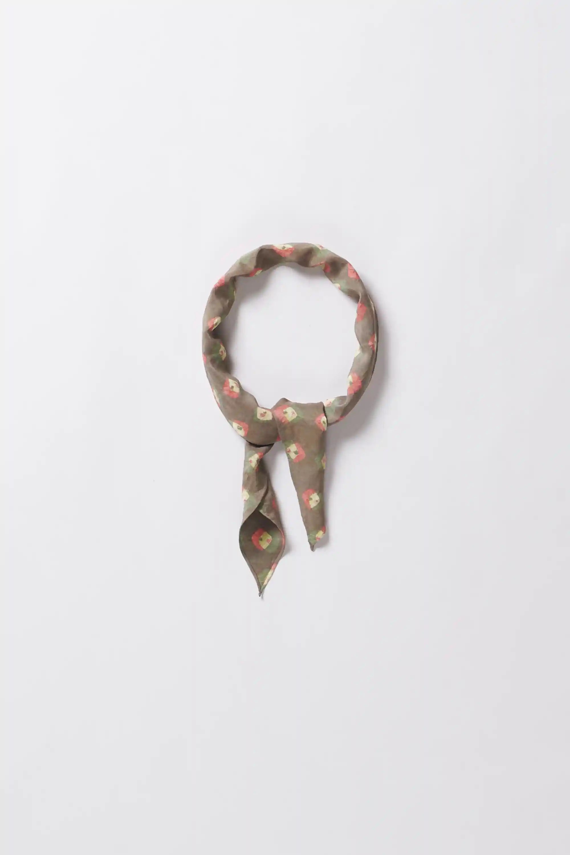 Vibrant Silk Bandhani Bandana