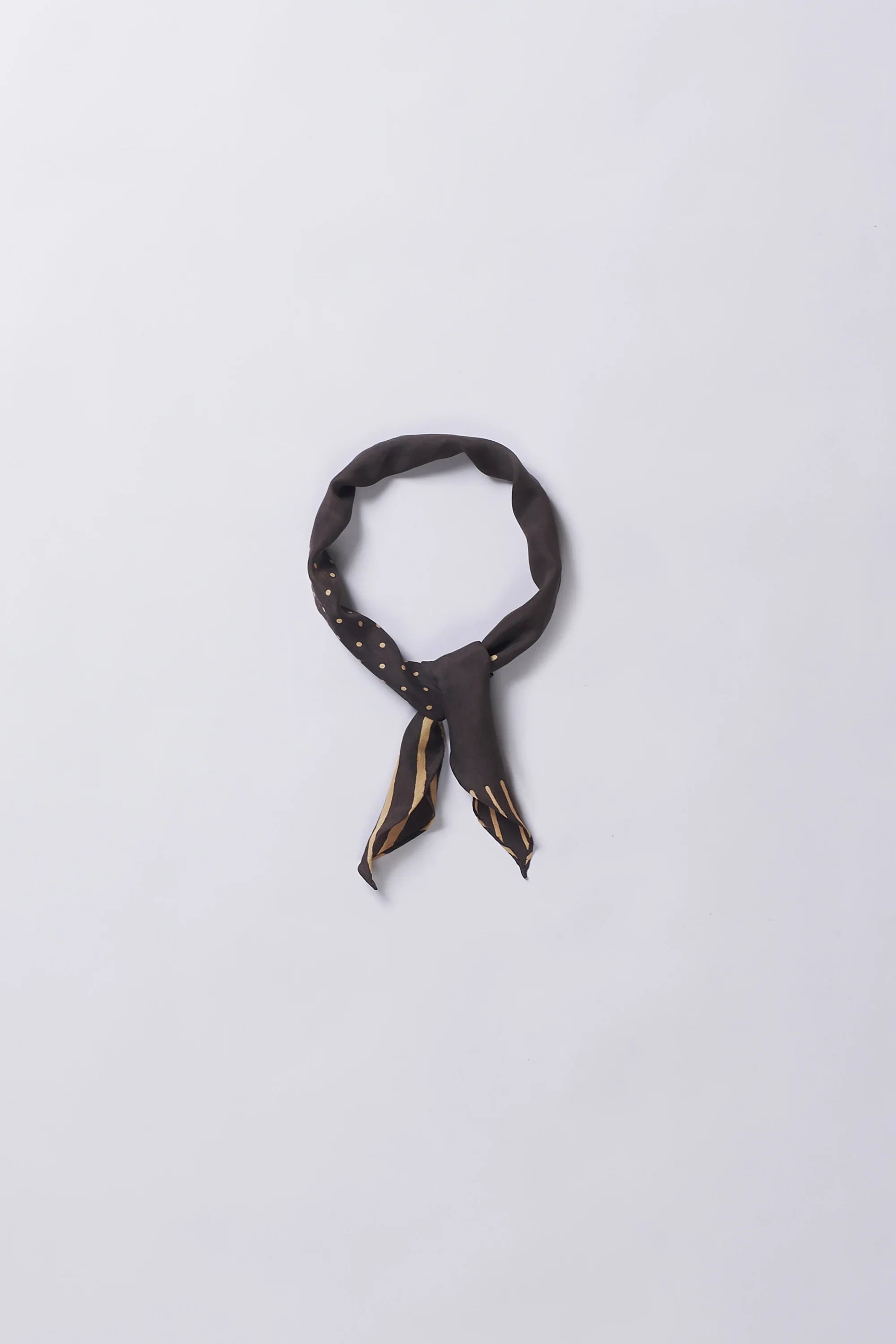 Charcoal Bandana Silk Screen Printed