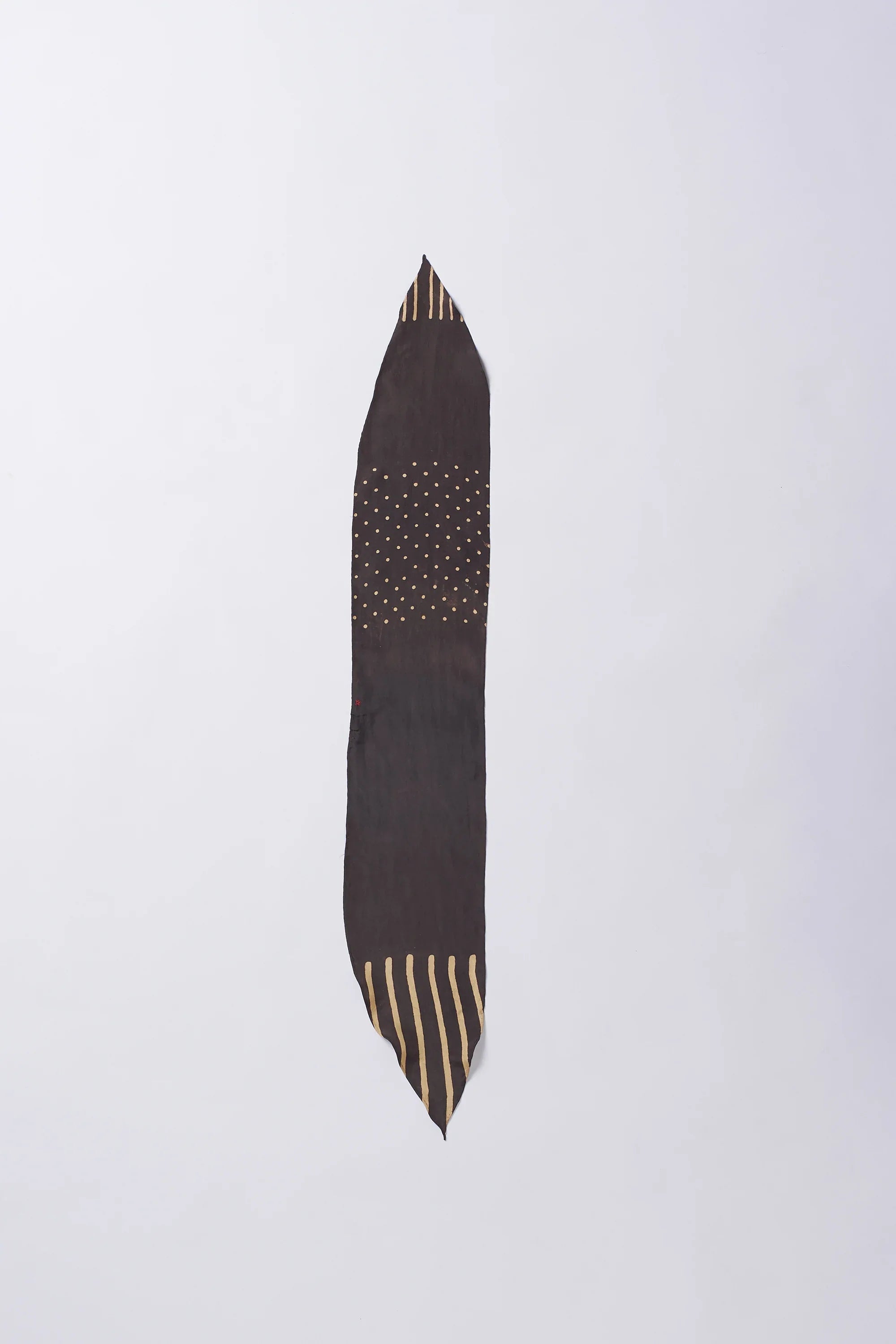 Charcoal Silk Screen Printed Bandana