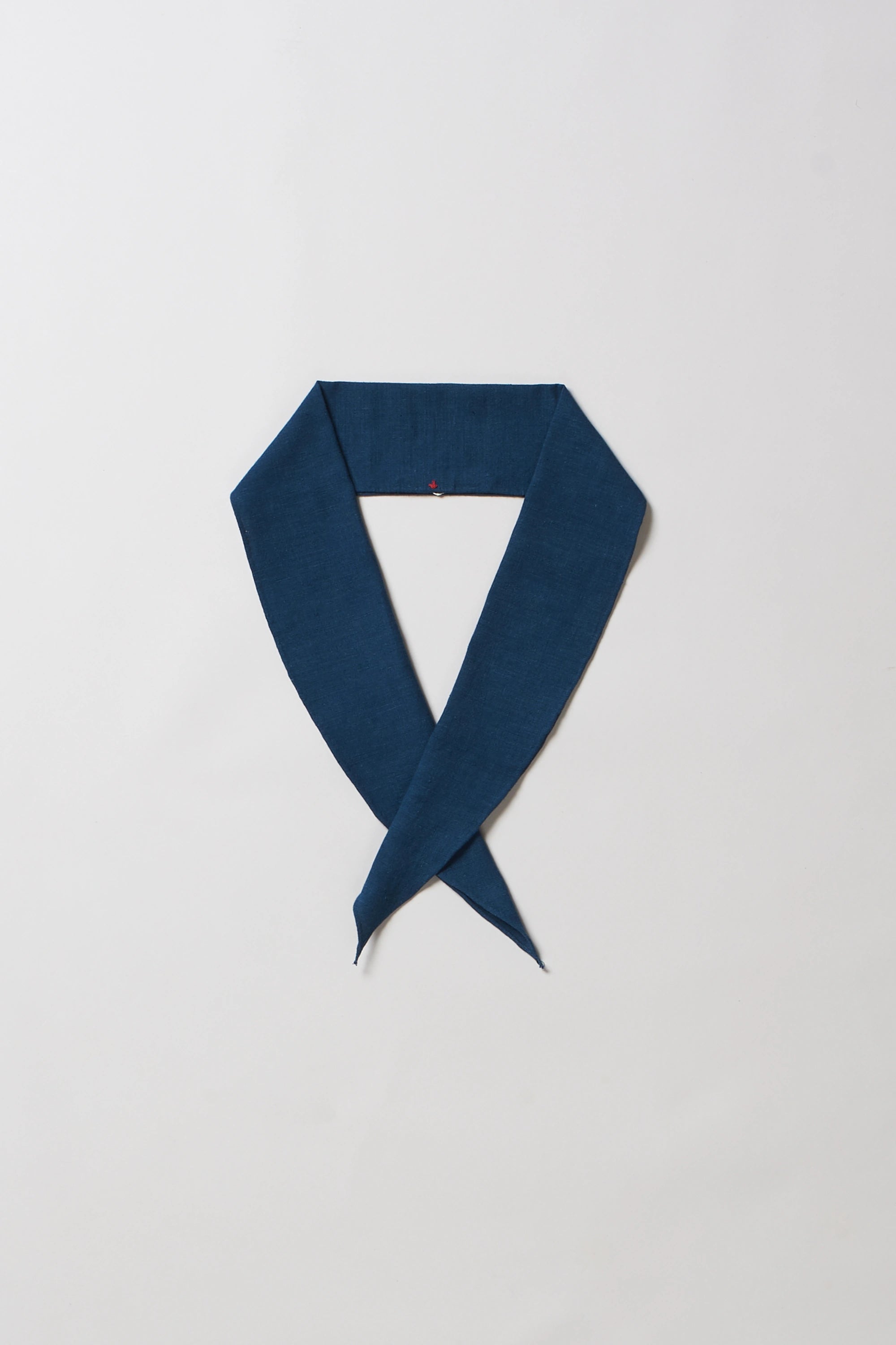 Front image of space blue cotton bandana