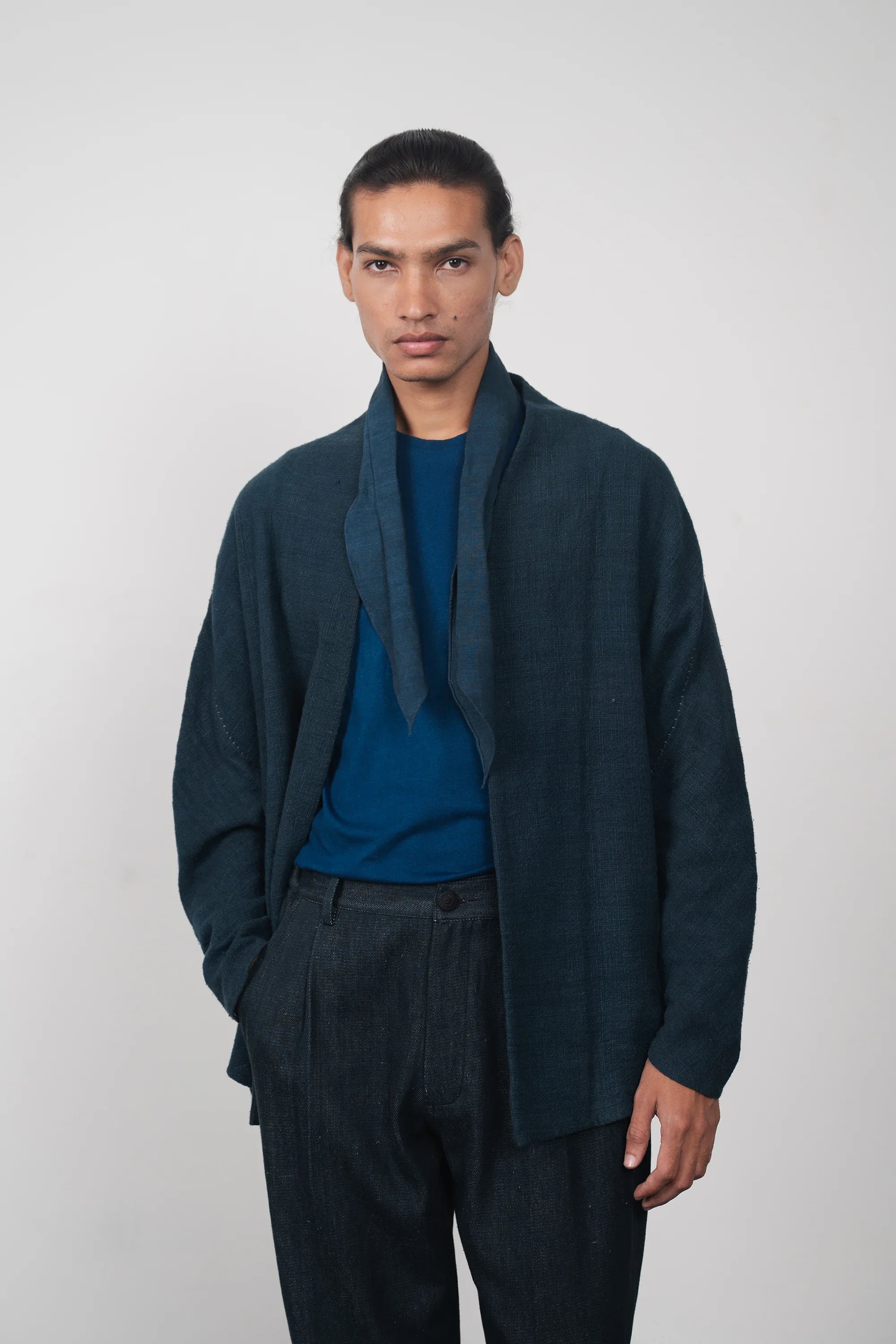 Cotton Bandana in Estate Blue