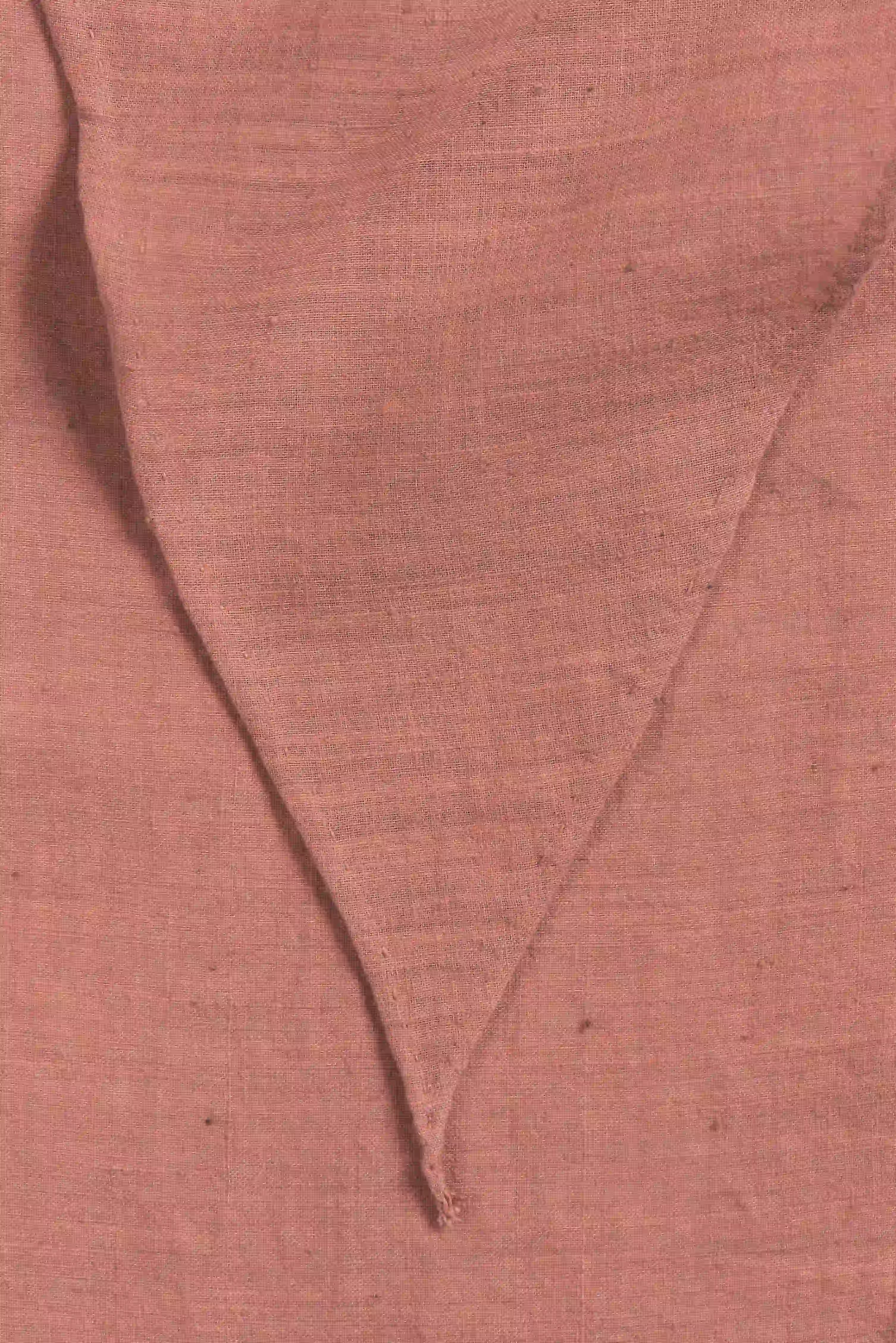 Close-up of a folded piece of pink bandana