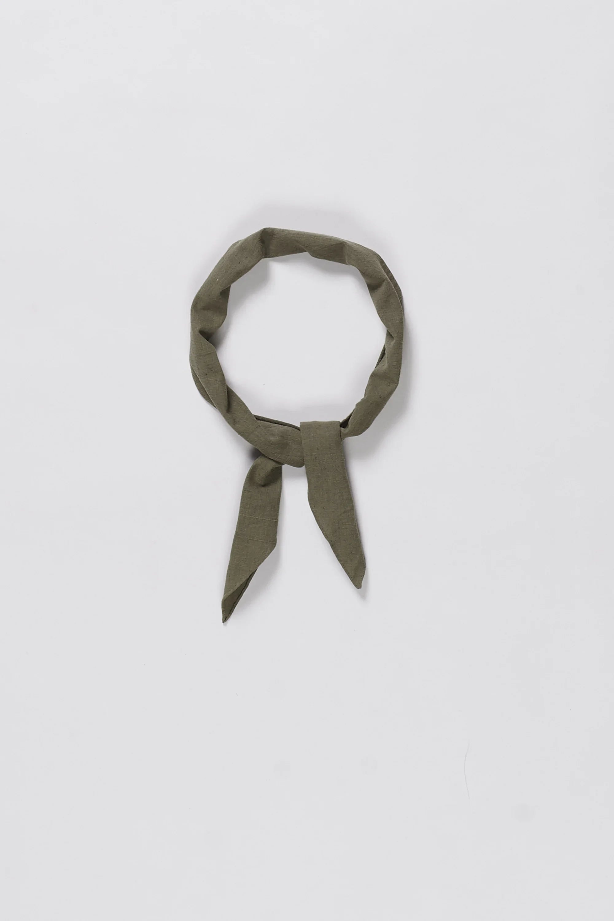 Khakhi Green Cotton Bandana