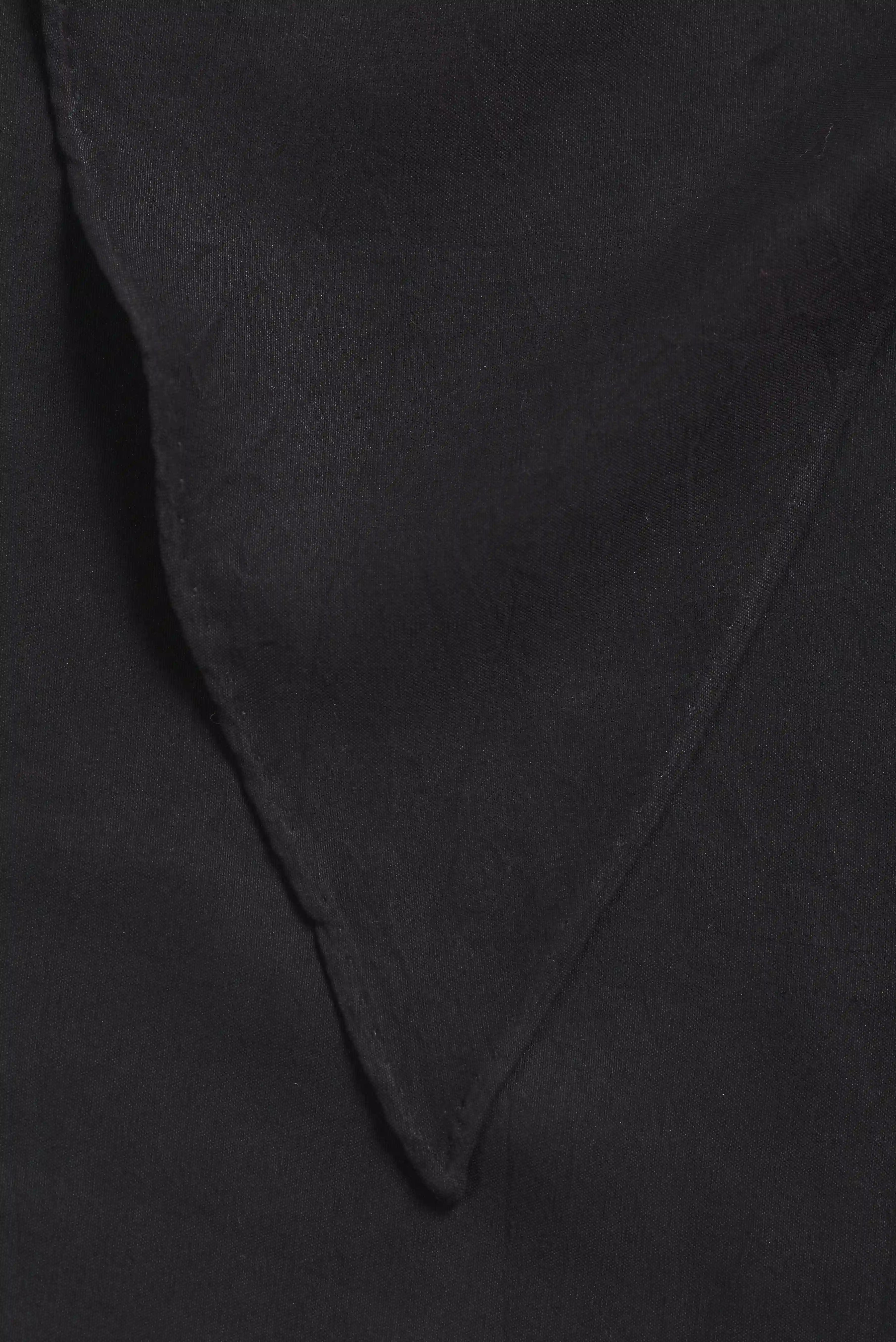Close-up of a black fabric