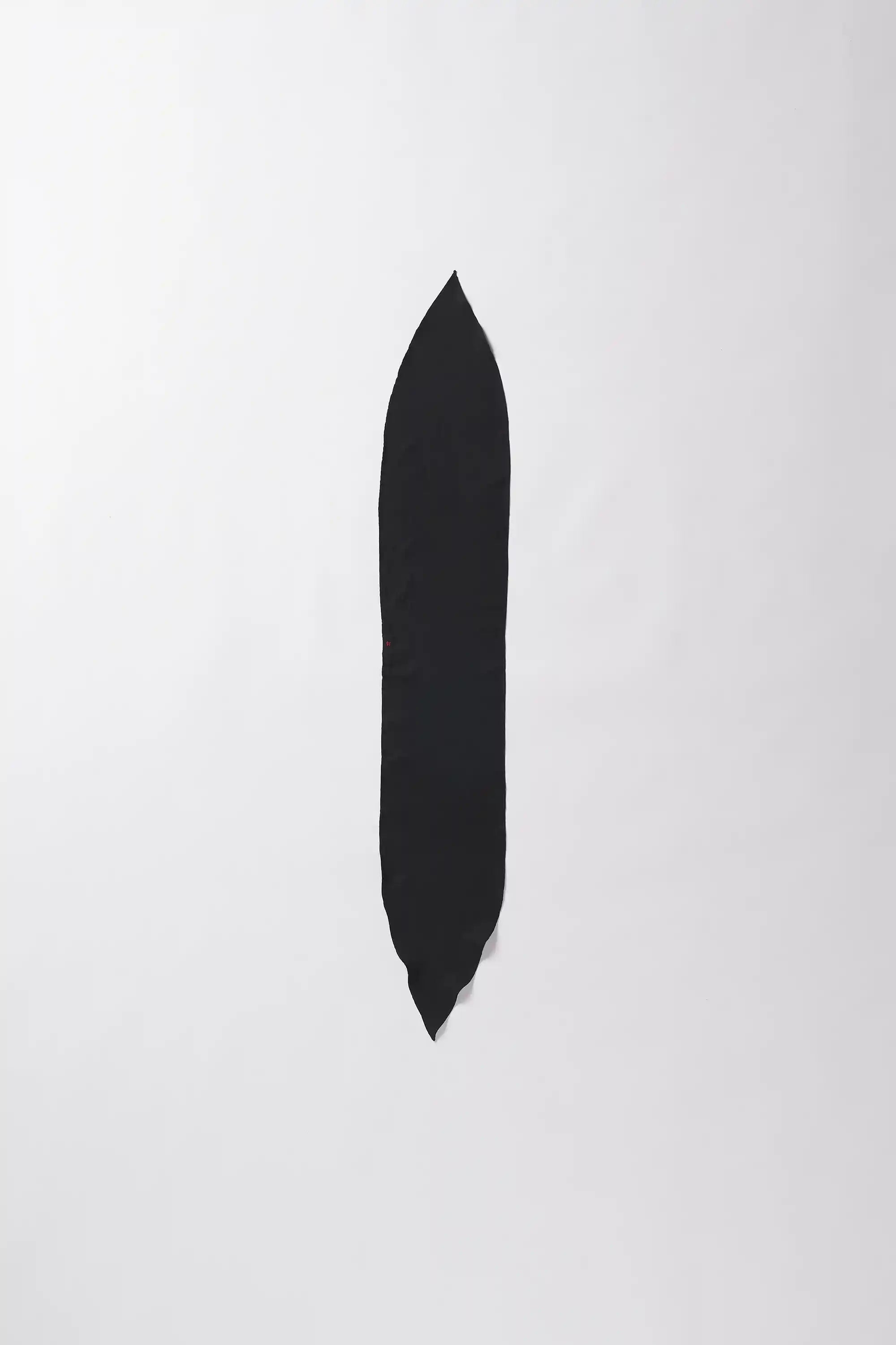 Black bandana full image on a grey background