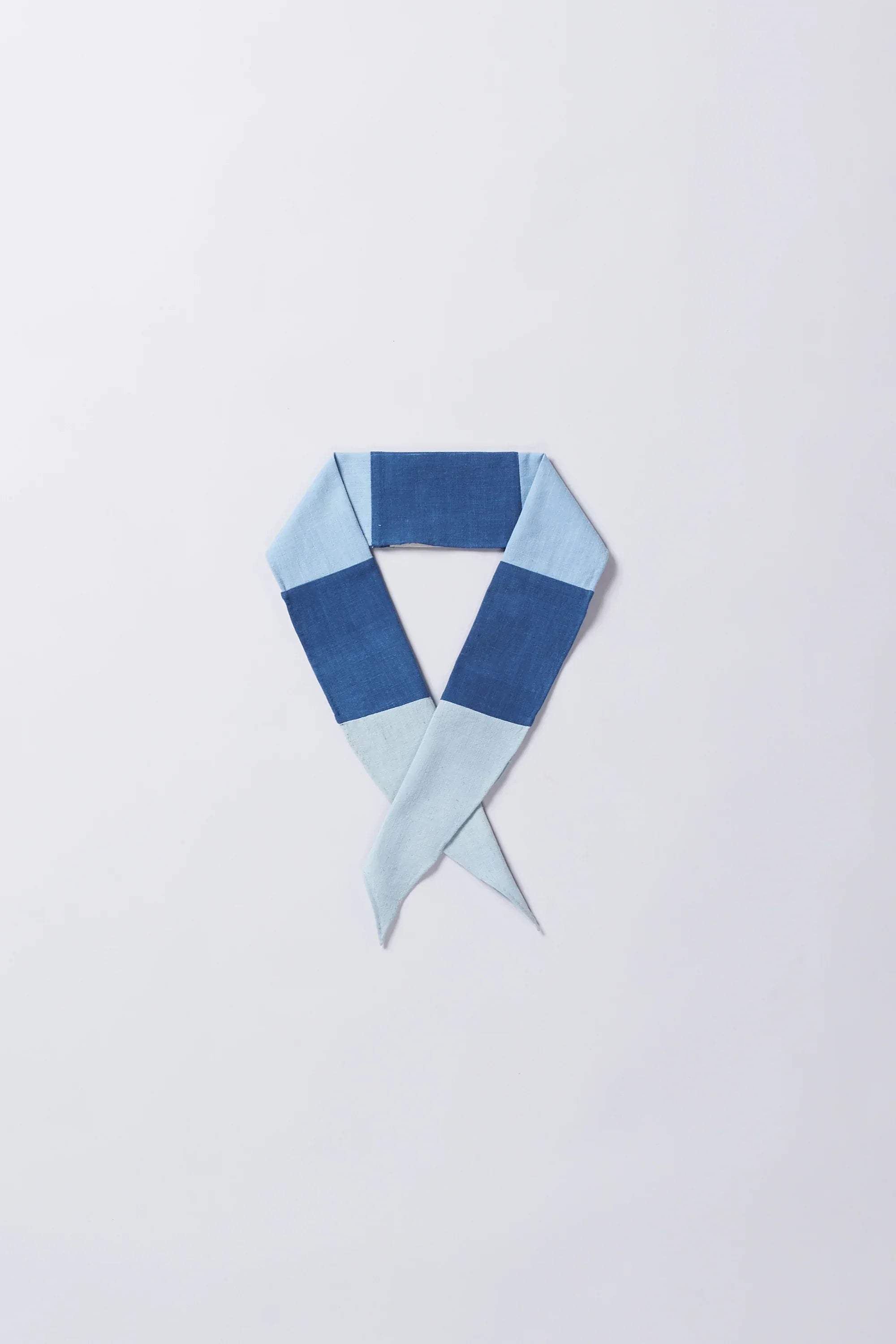 Patchwork Indigo Bandana