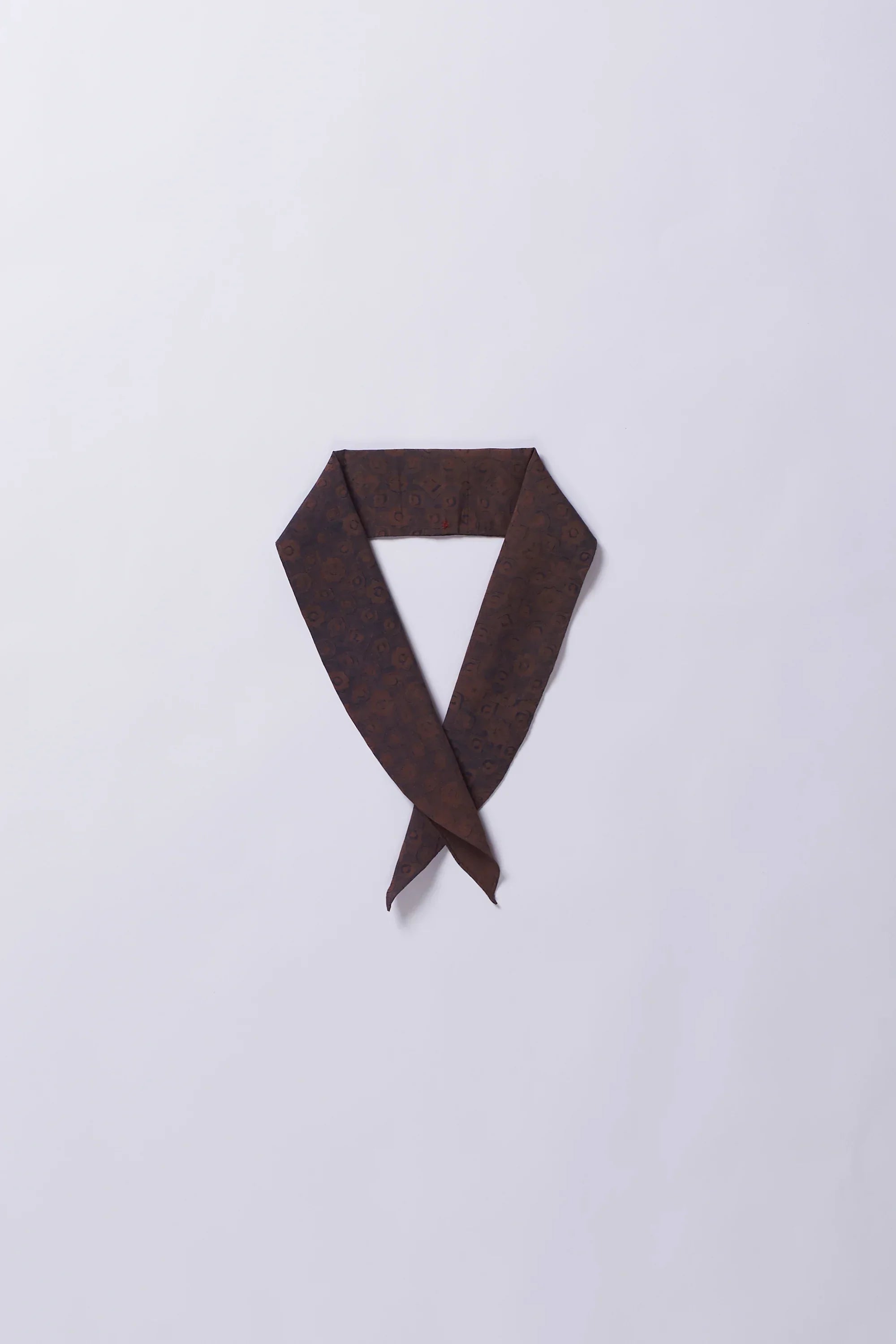 Screen Printed Bandana in Burnt Umber