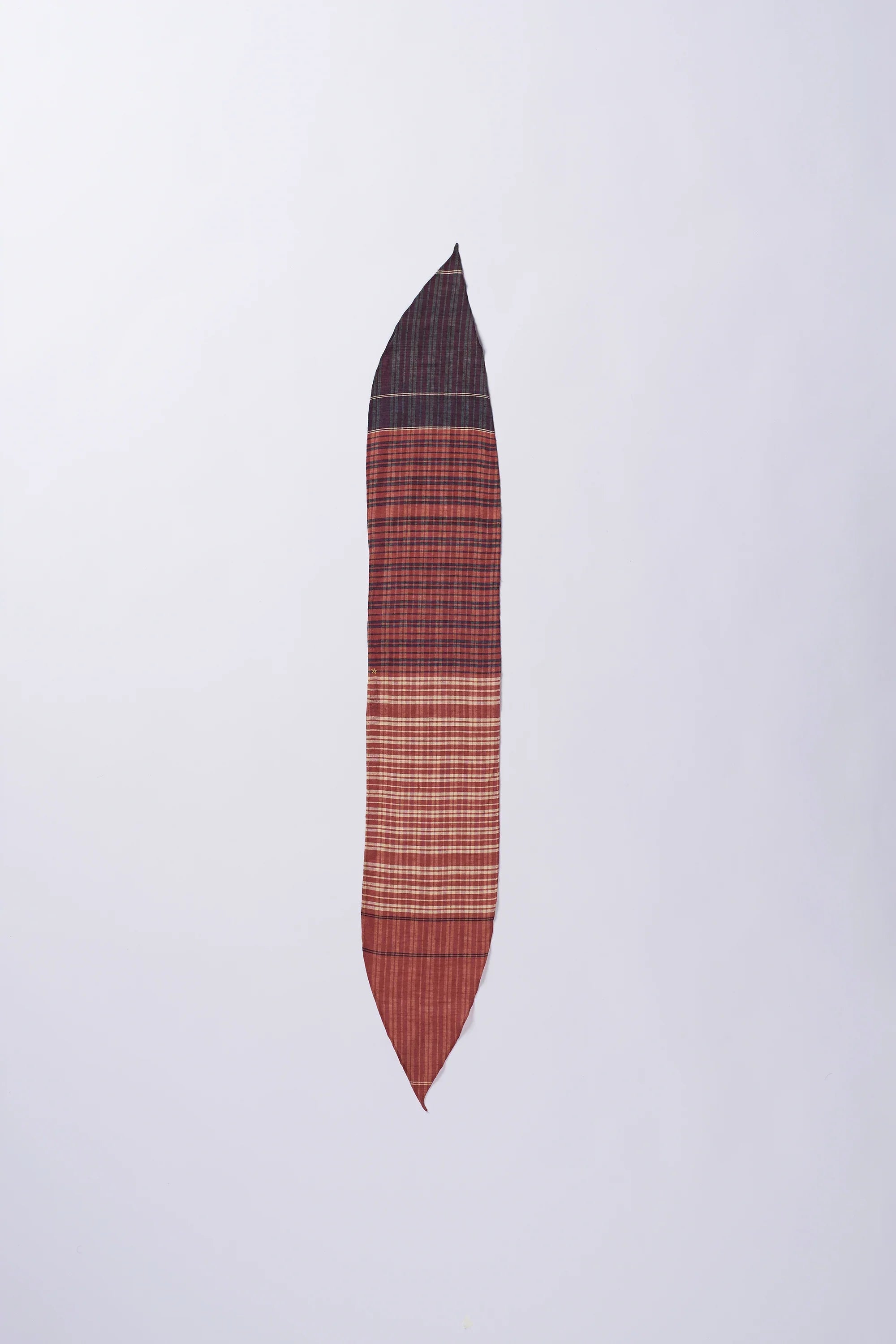 Red Jamdani Patchwork Bandana