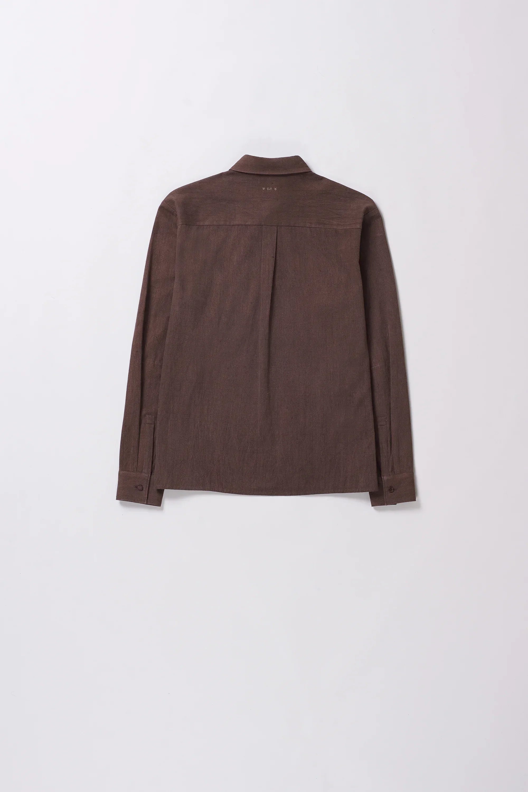 Organic Cotton Shirt in Burnt Umber