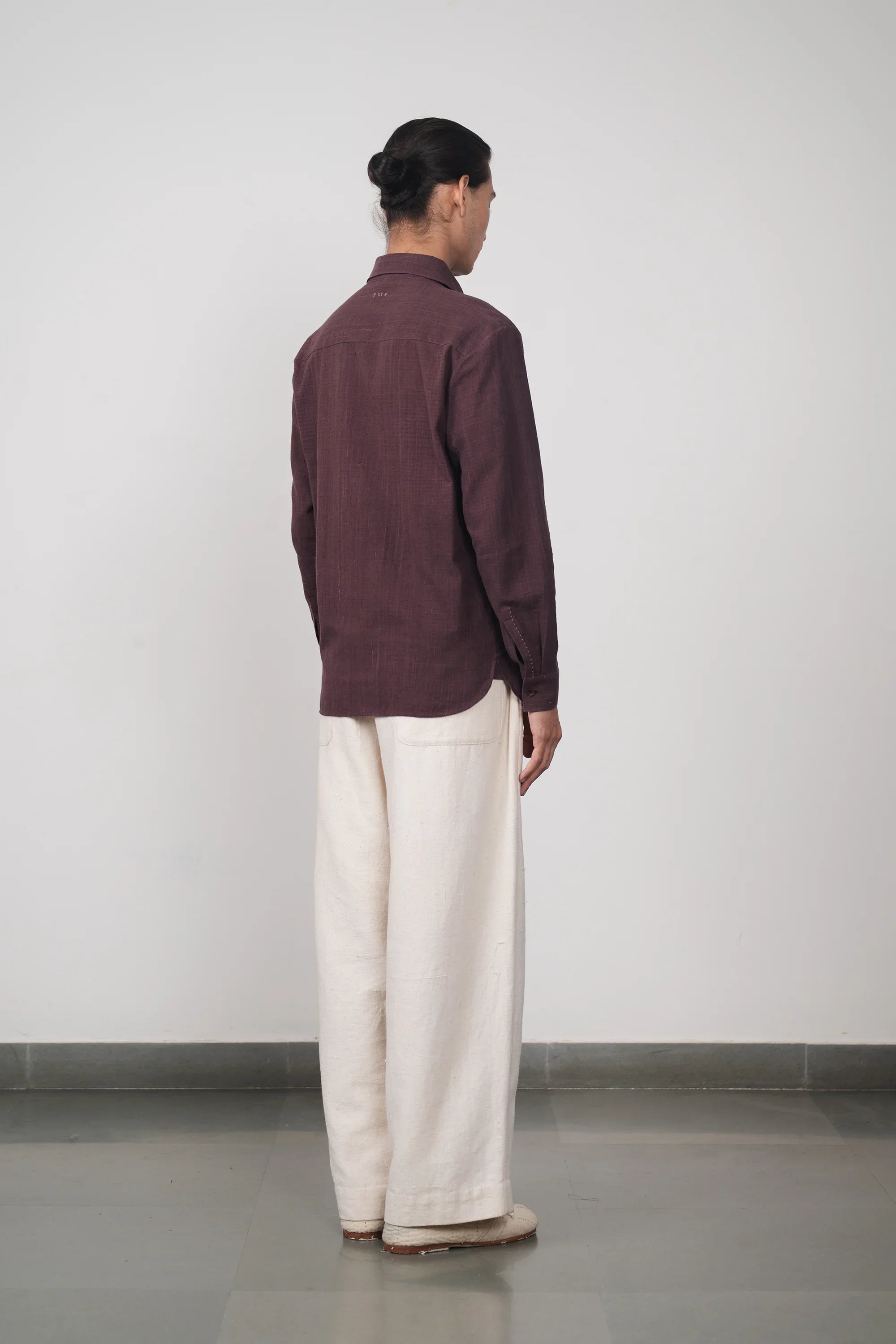 Relaxed Fit Purple Red Shirt