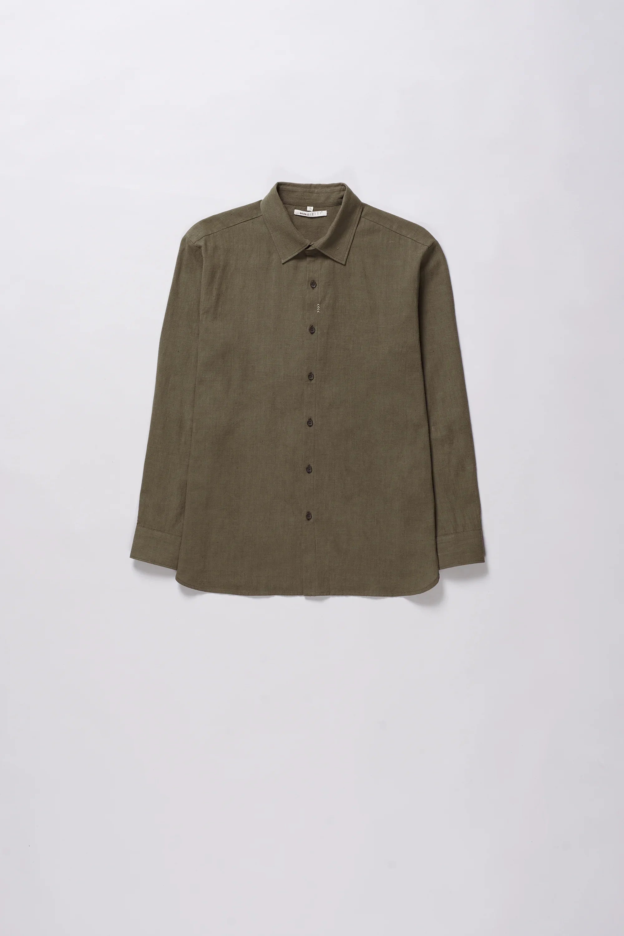 Khakhi Green Shirt Relaxed Fit