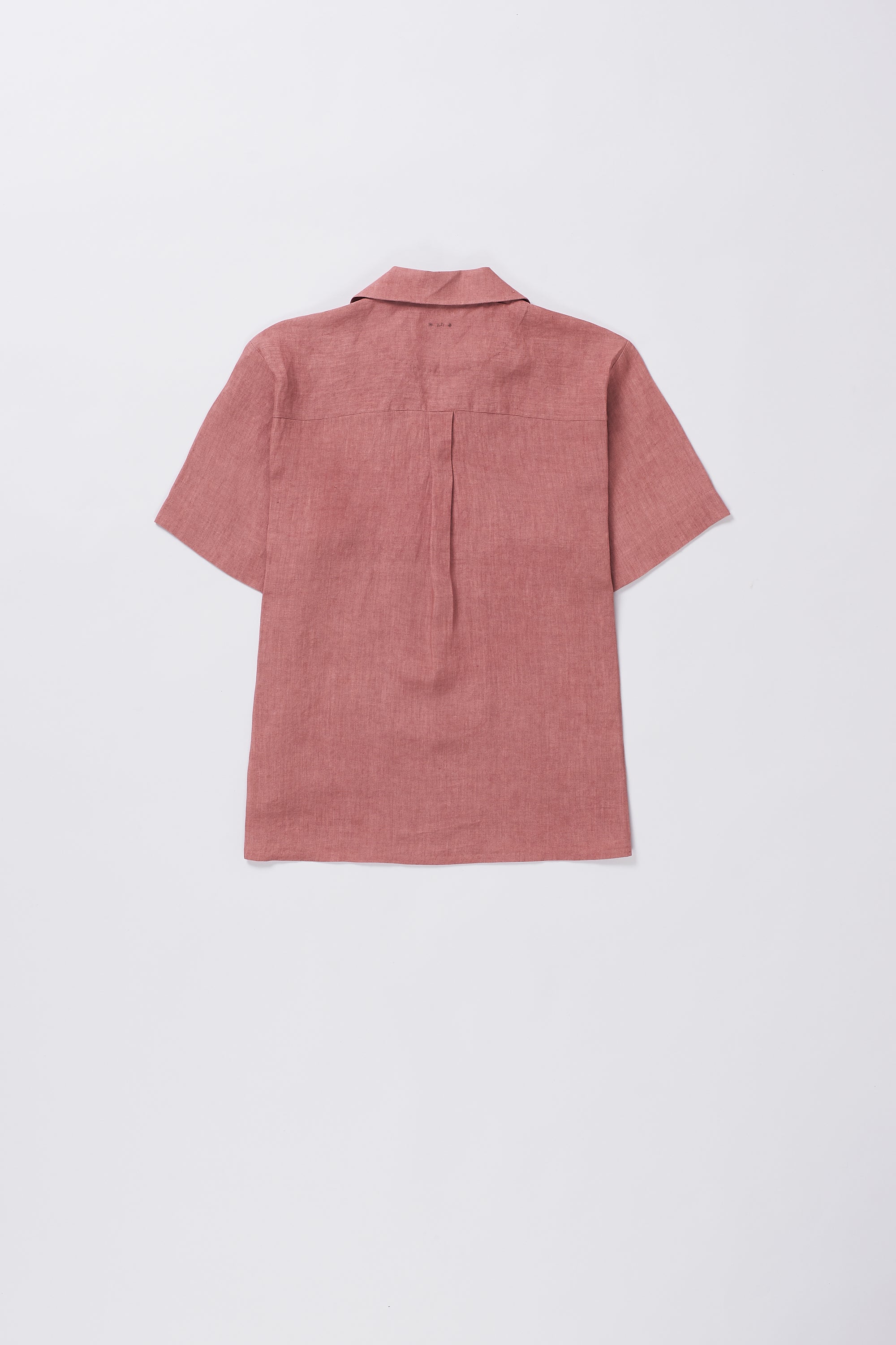 LINEN CAMP COLLAR SHIRT