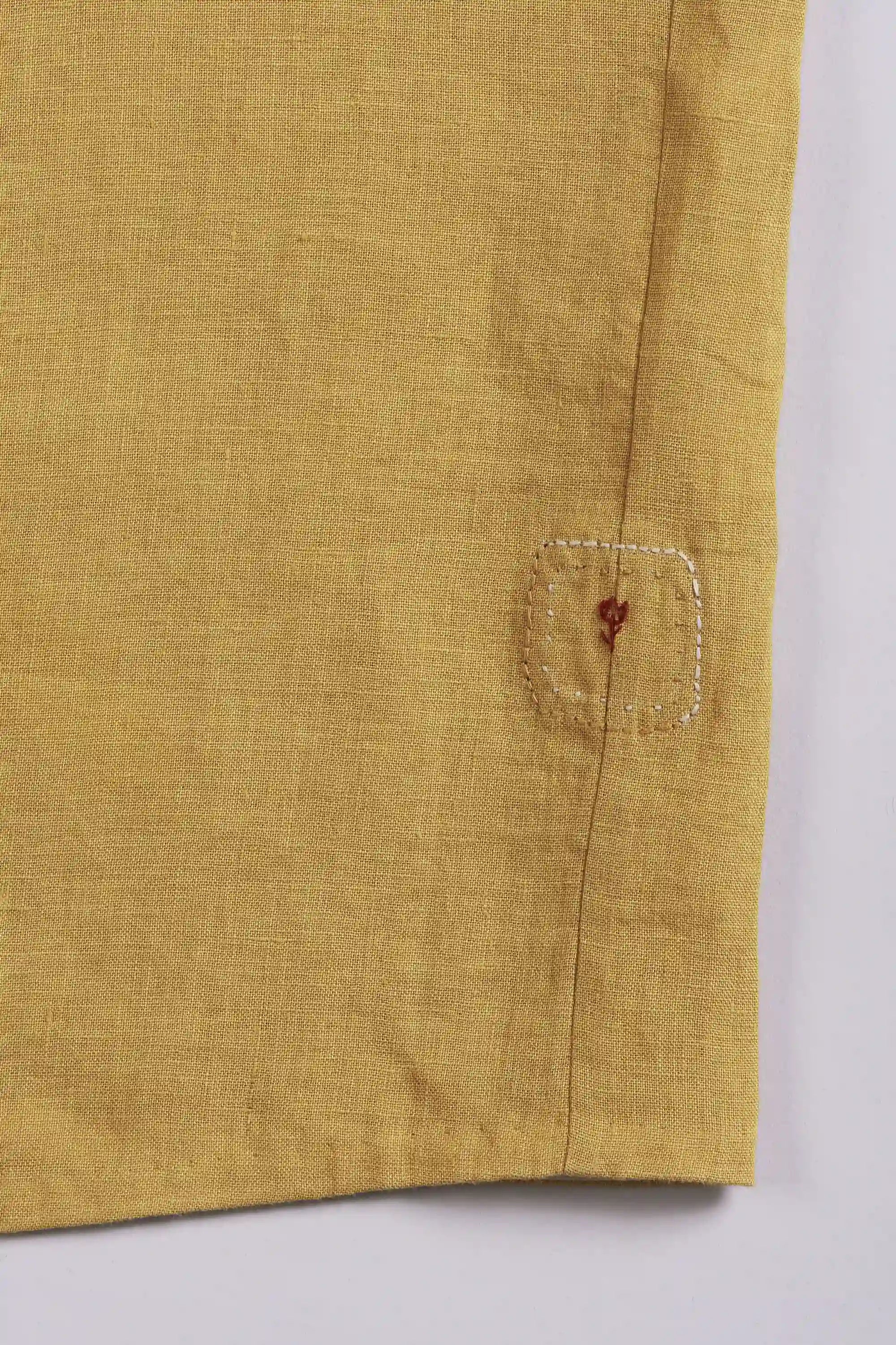 Fabric close-up with pehchan box