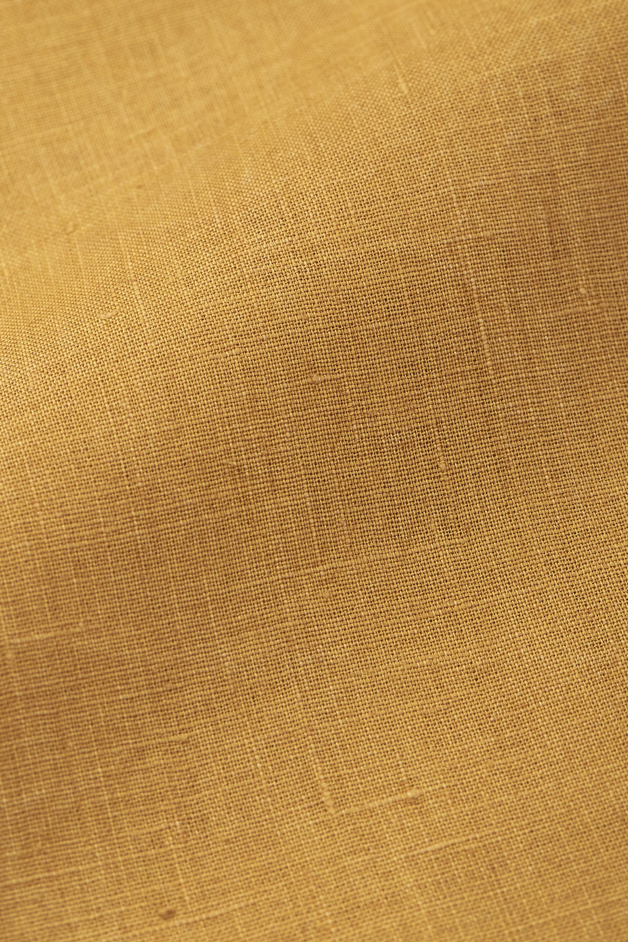 LINEN CAMP COLLAR SHIRT