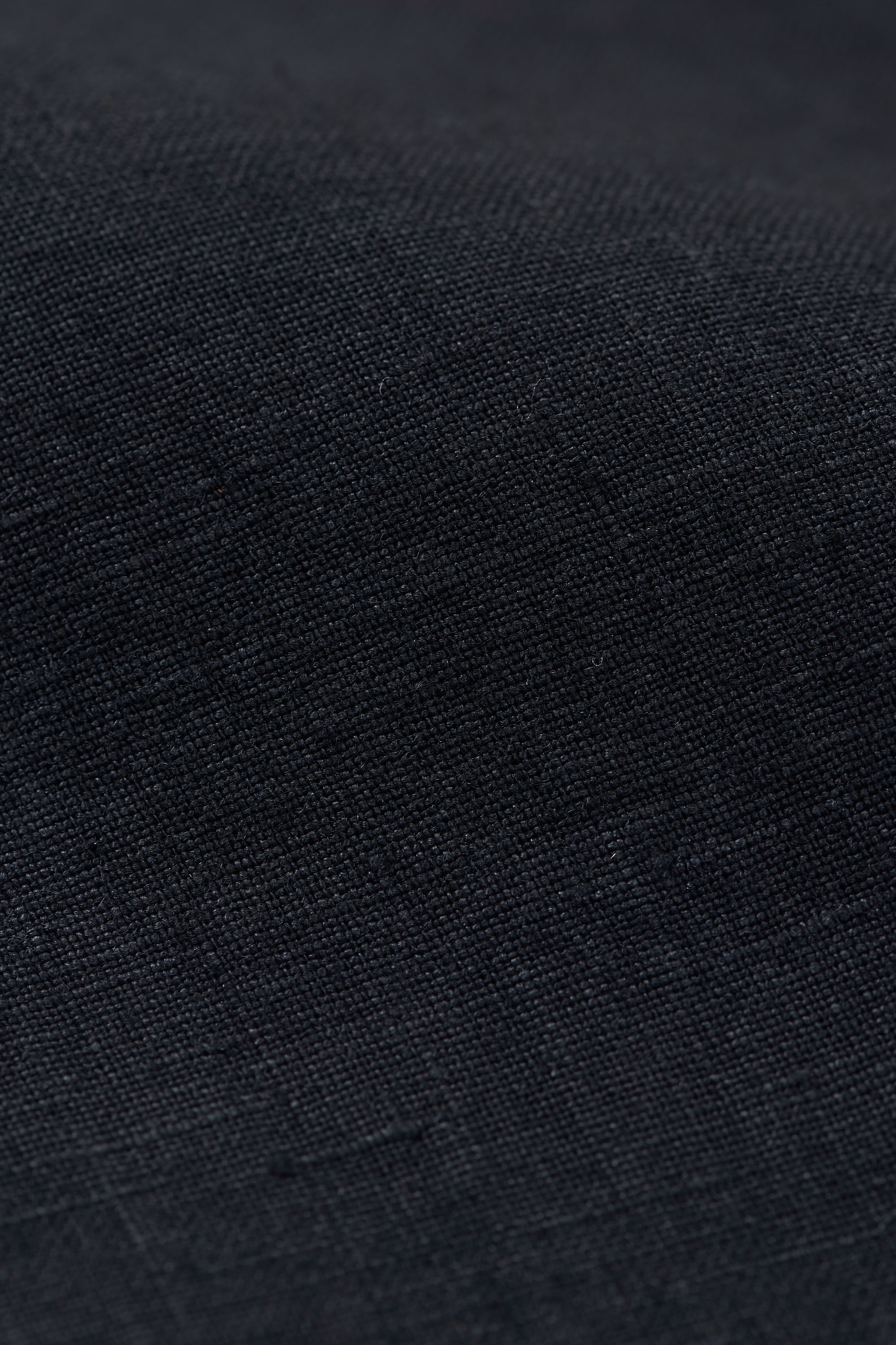 BLACK CAMP COLLAR SHIRT