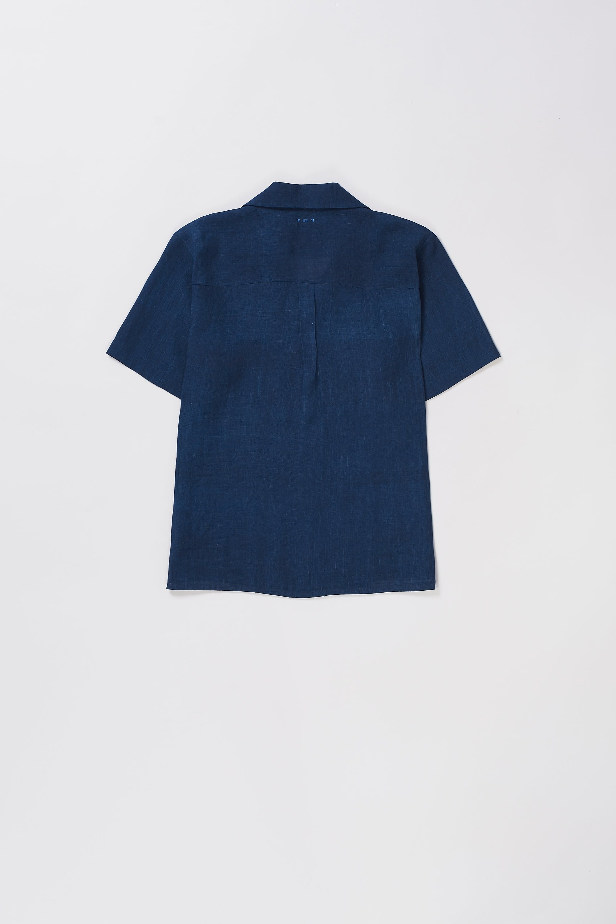 INDIGO CAMP COLLAR SHIRT