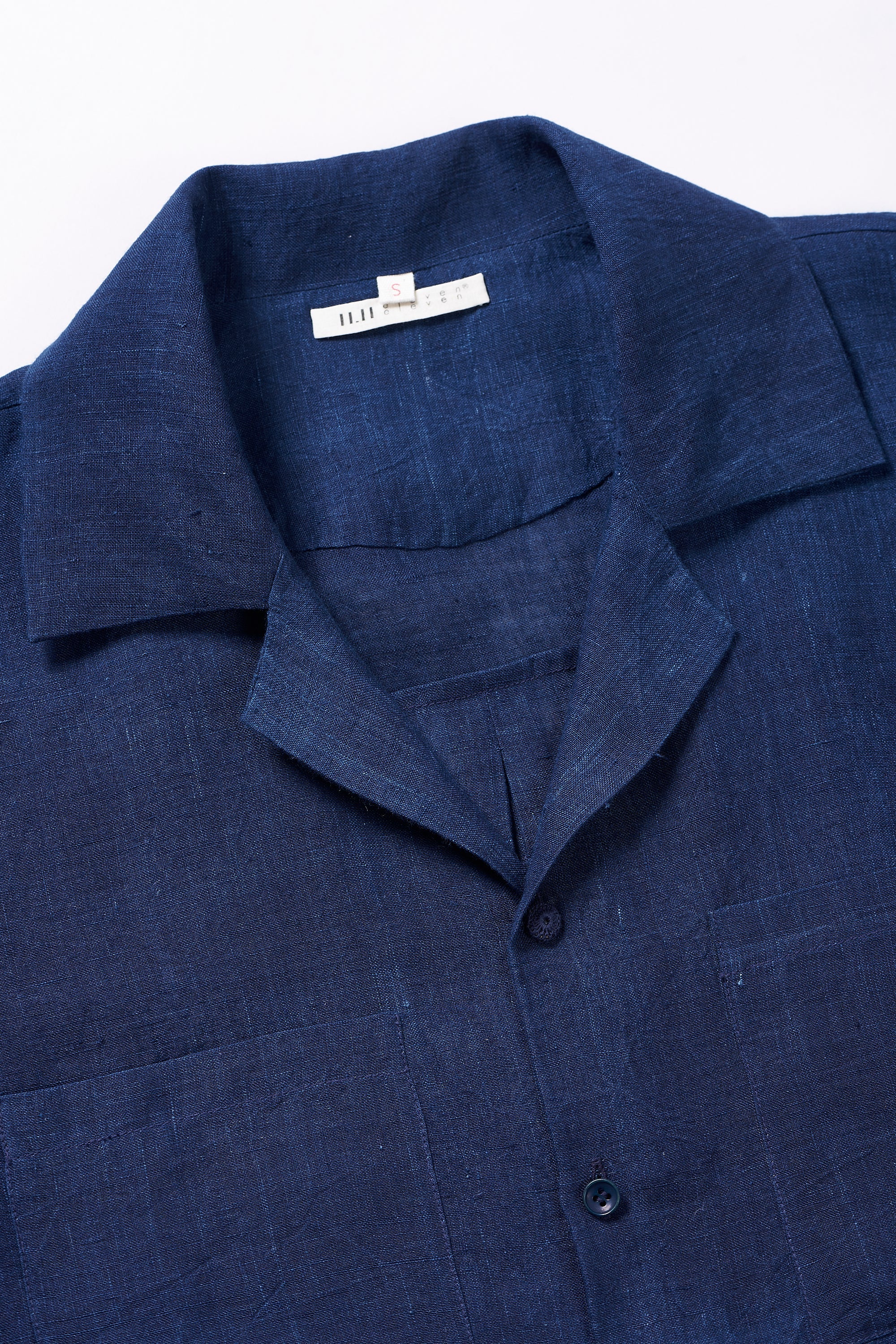 Indigo Camp Collar Shirt
