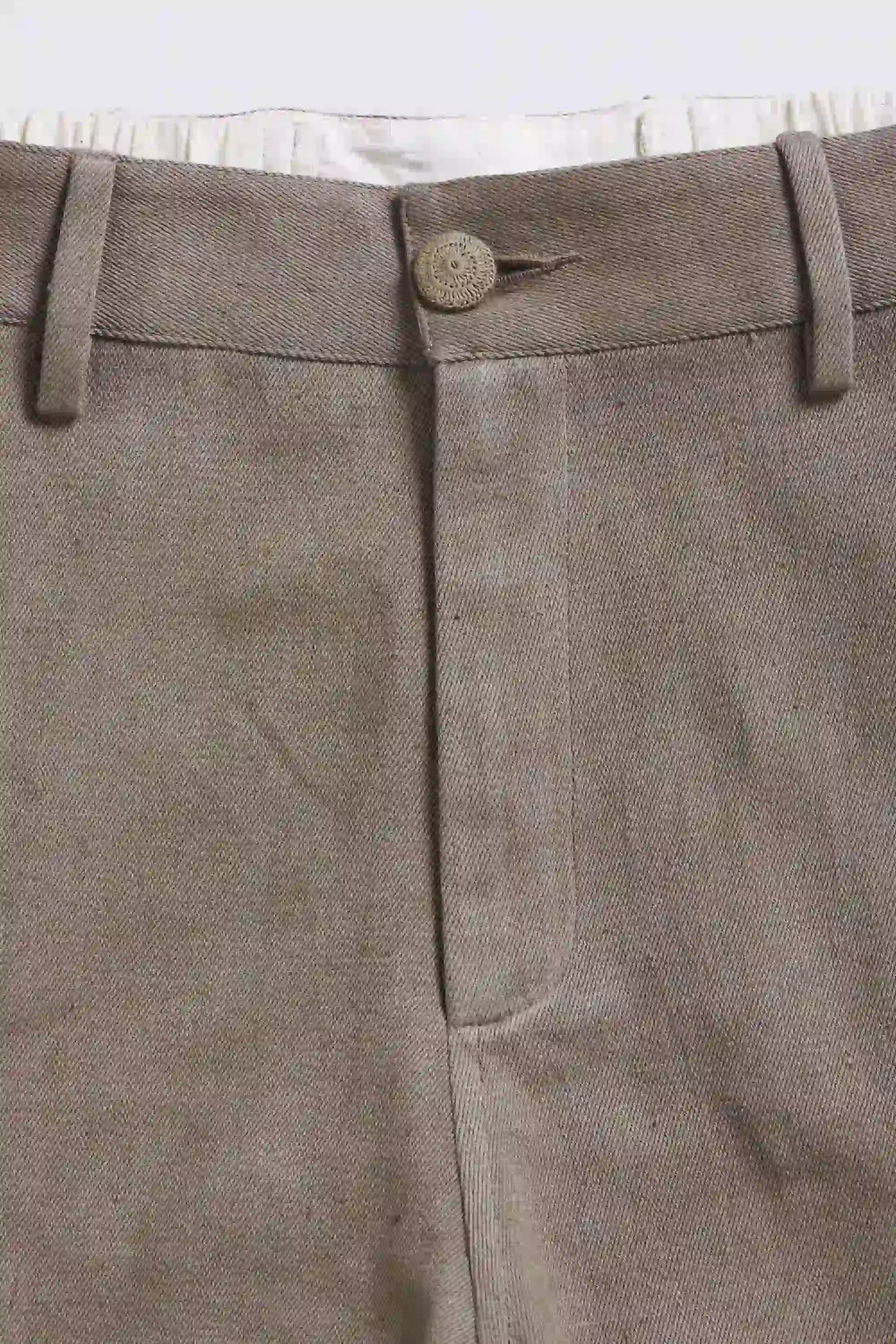 Fabric close-up with button