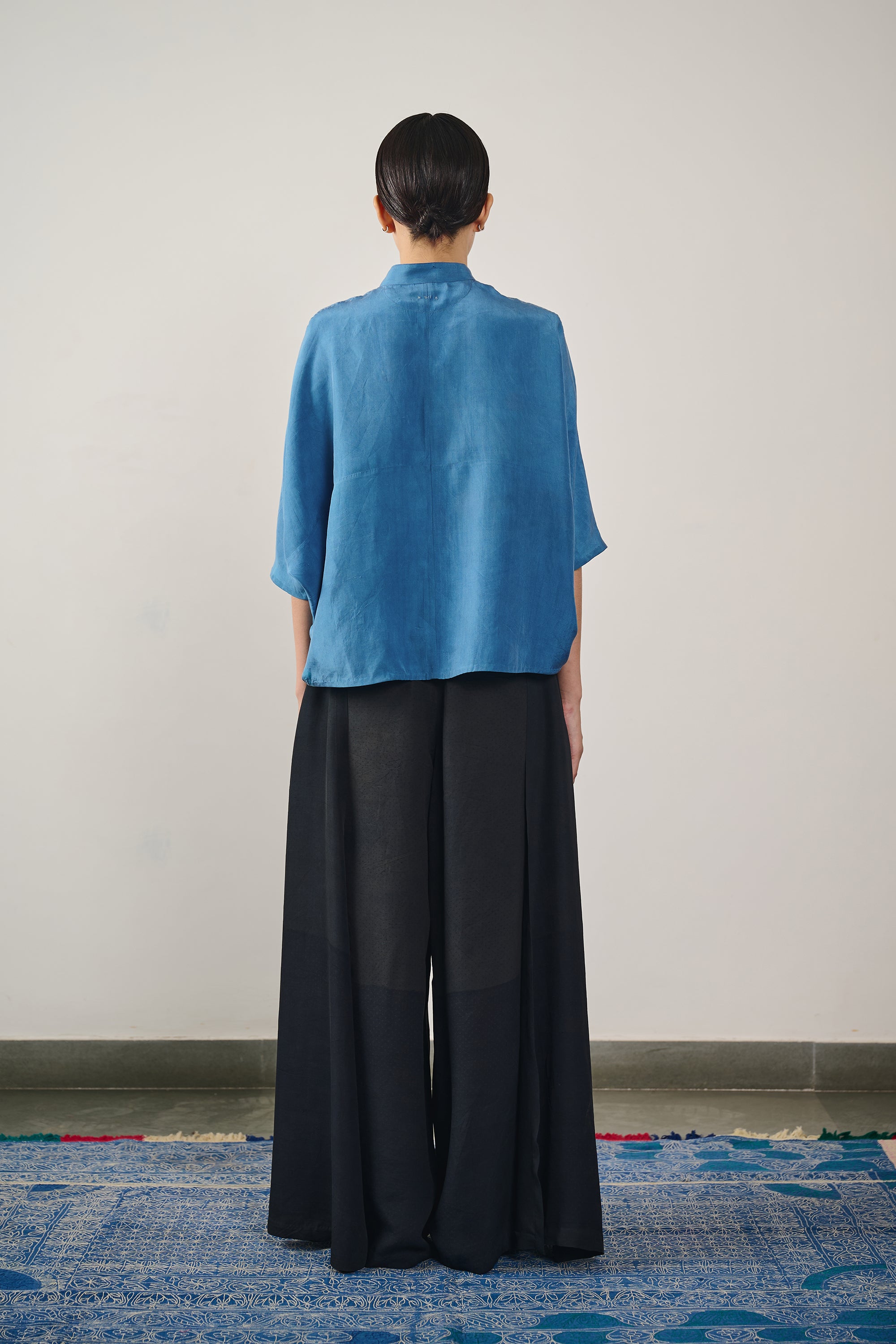 BAND COLLAR SHIRT