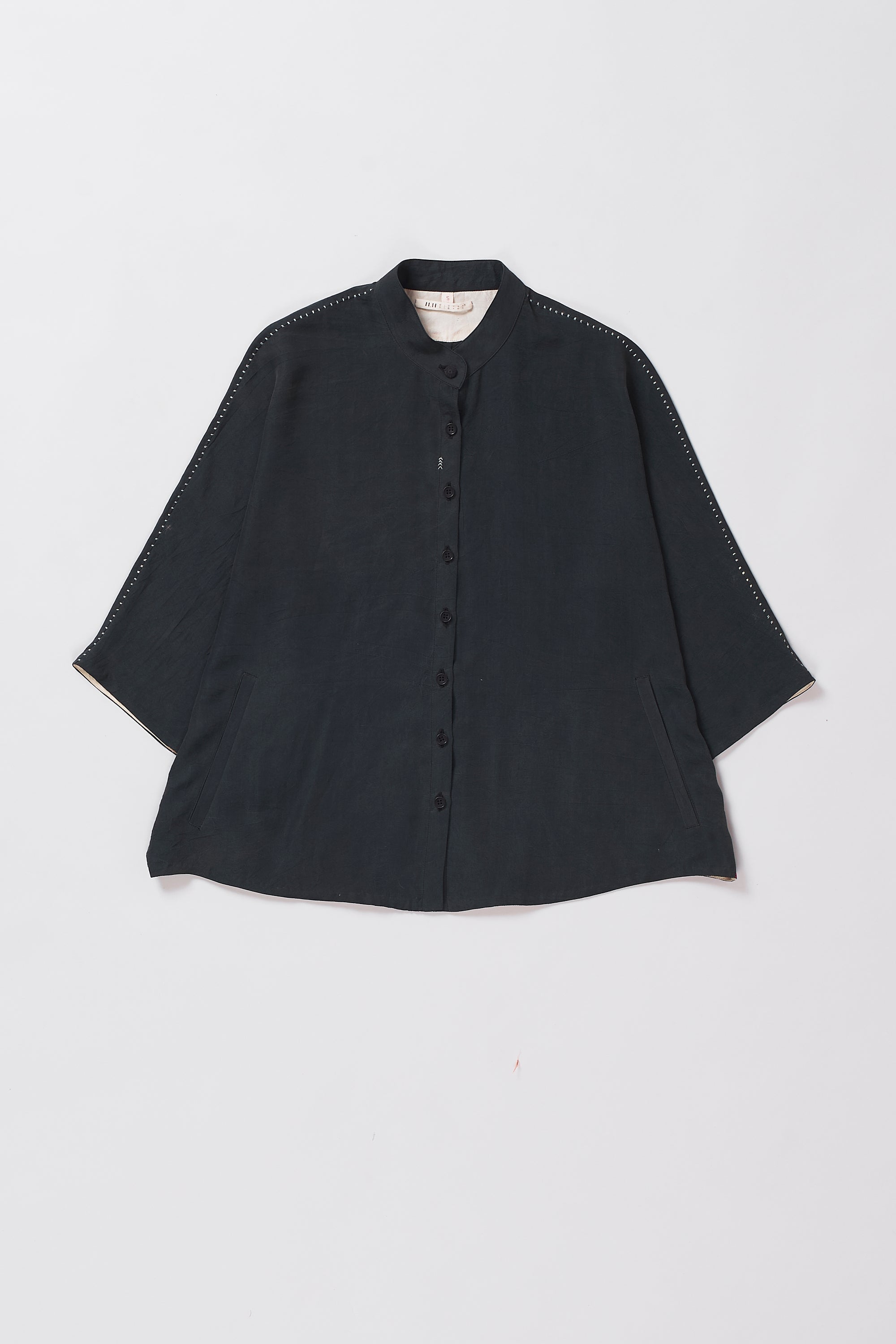 BAND COLLAR SHIRT